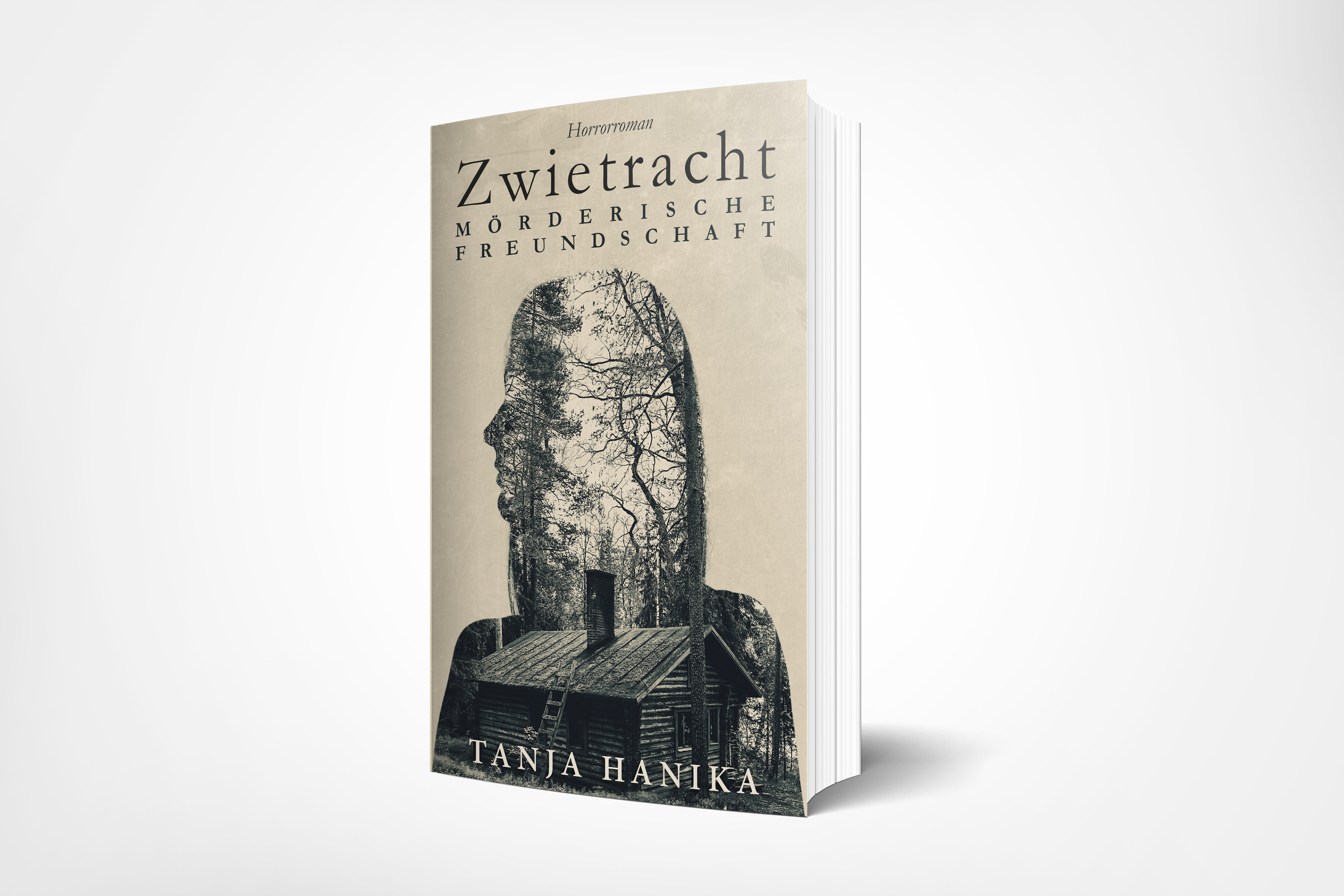 Book cover design for "Zwietracht – Mörderische Freundschaft" by Tanja Hanika.