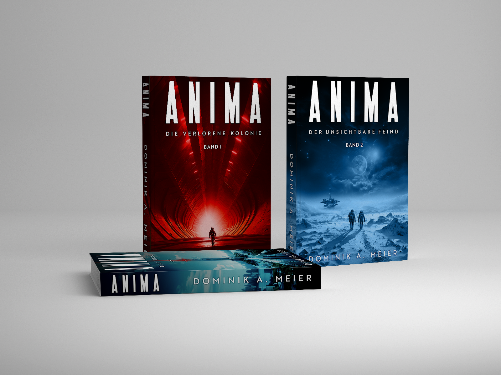Book cover design for the Anima series by Dominik A Meier