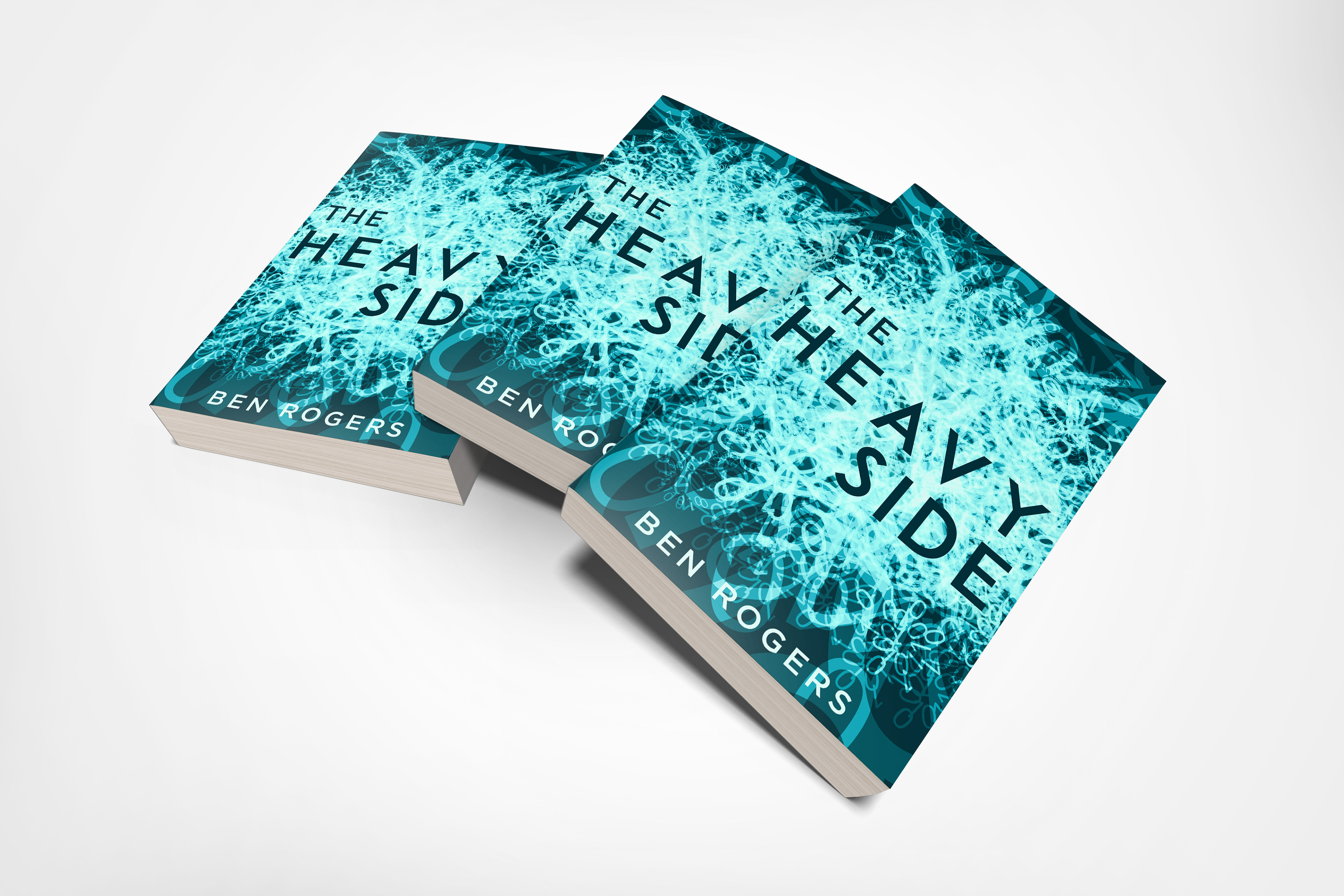 Book cover design for "The Heavy Side" by Ben Rogers