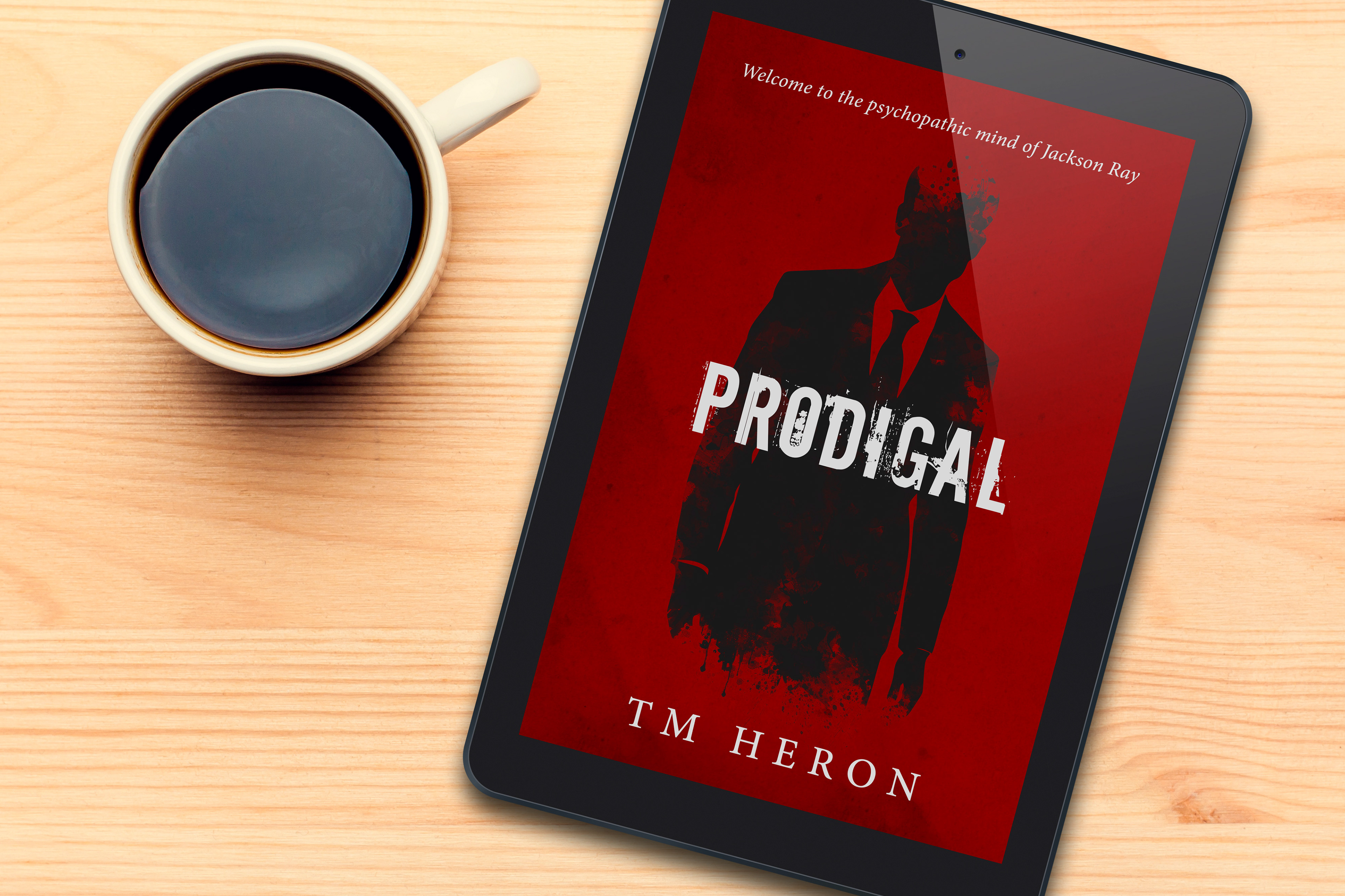 Book cover design for "Prodigal" by TM Heron