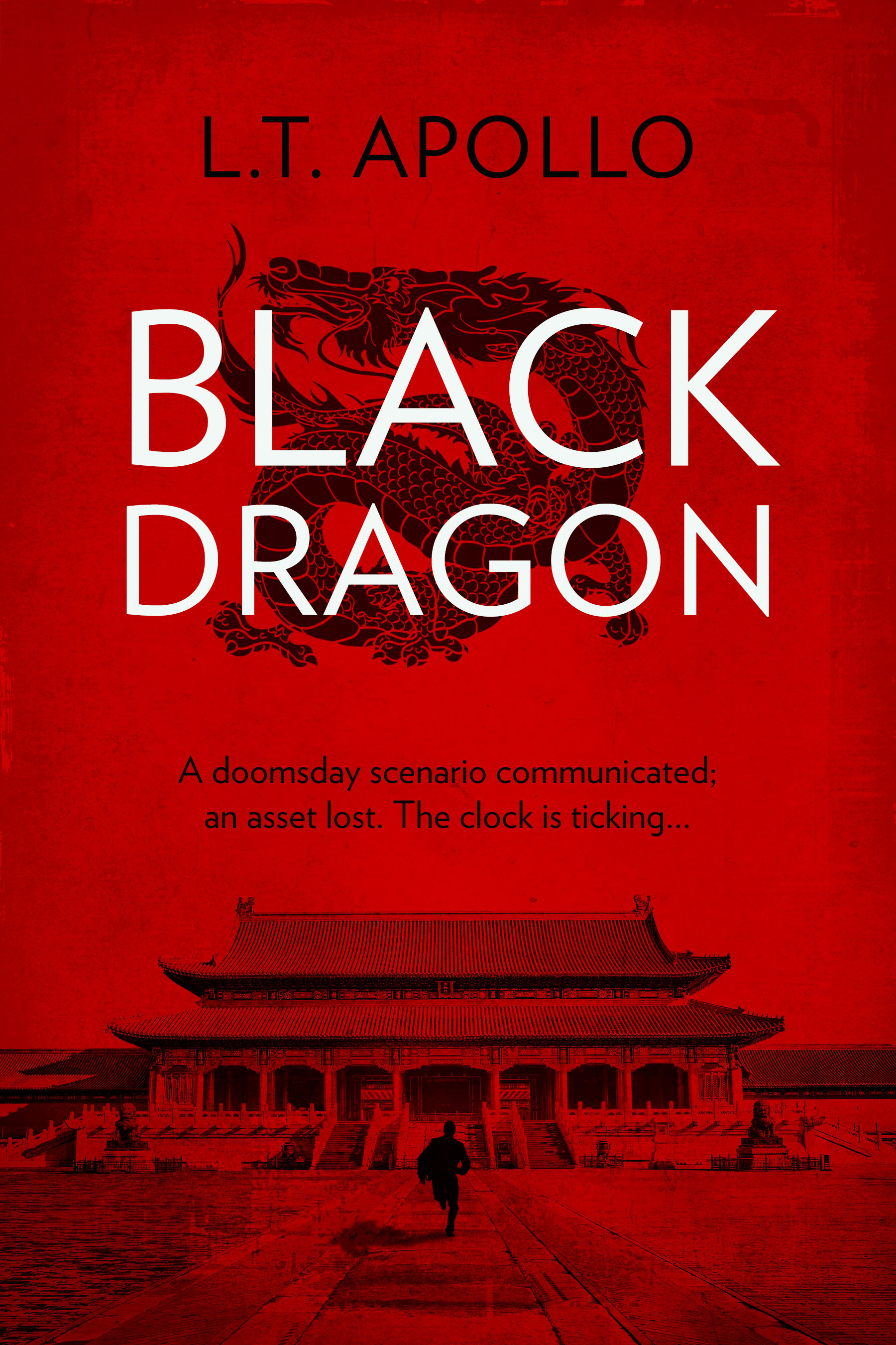 Book cover design for "Black Dragon" by L.T. Apollo