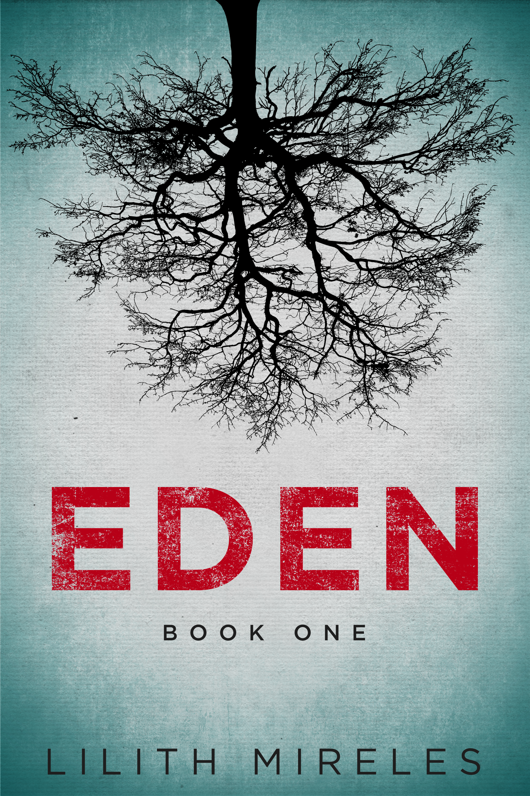 Book cover design for "Eden" by Lilith Mireles