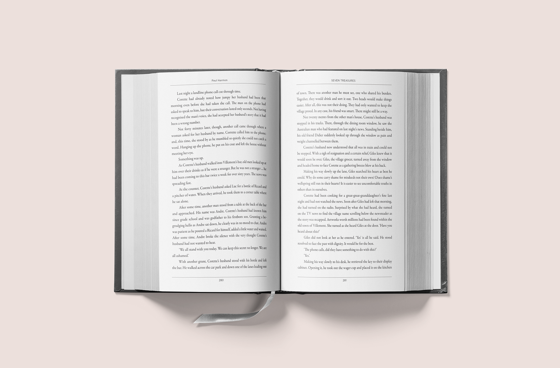 Book interior formatting for "Seven Treasures" by Paul Harmon