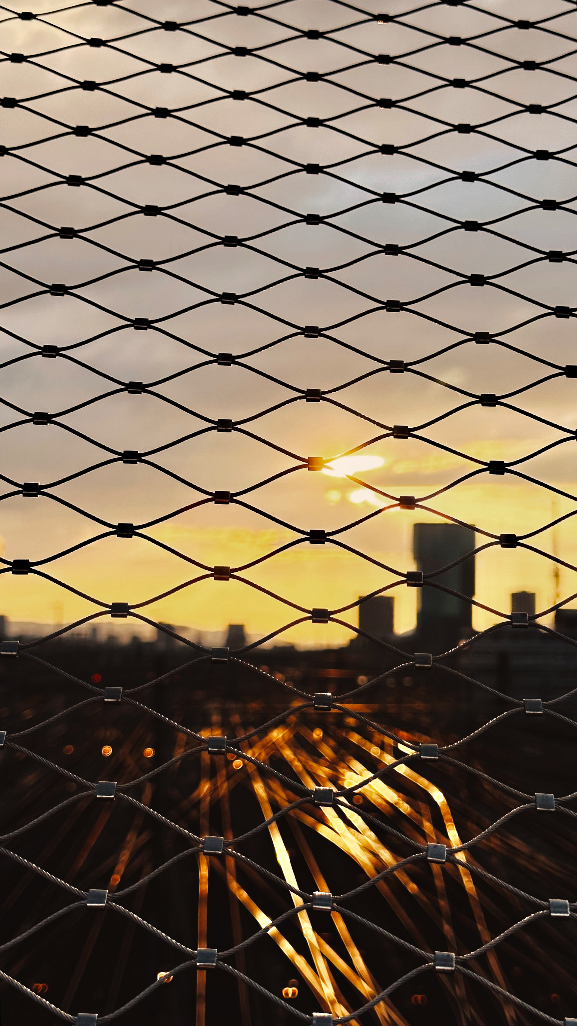 Sonnenuntergang am Bahnhof Zürich