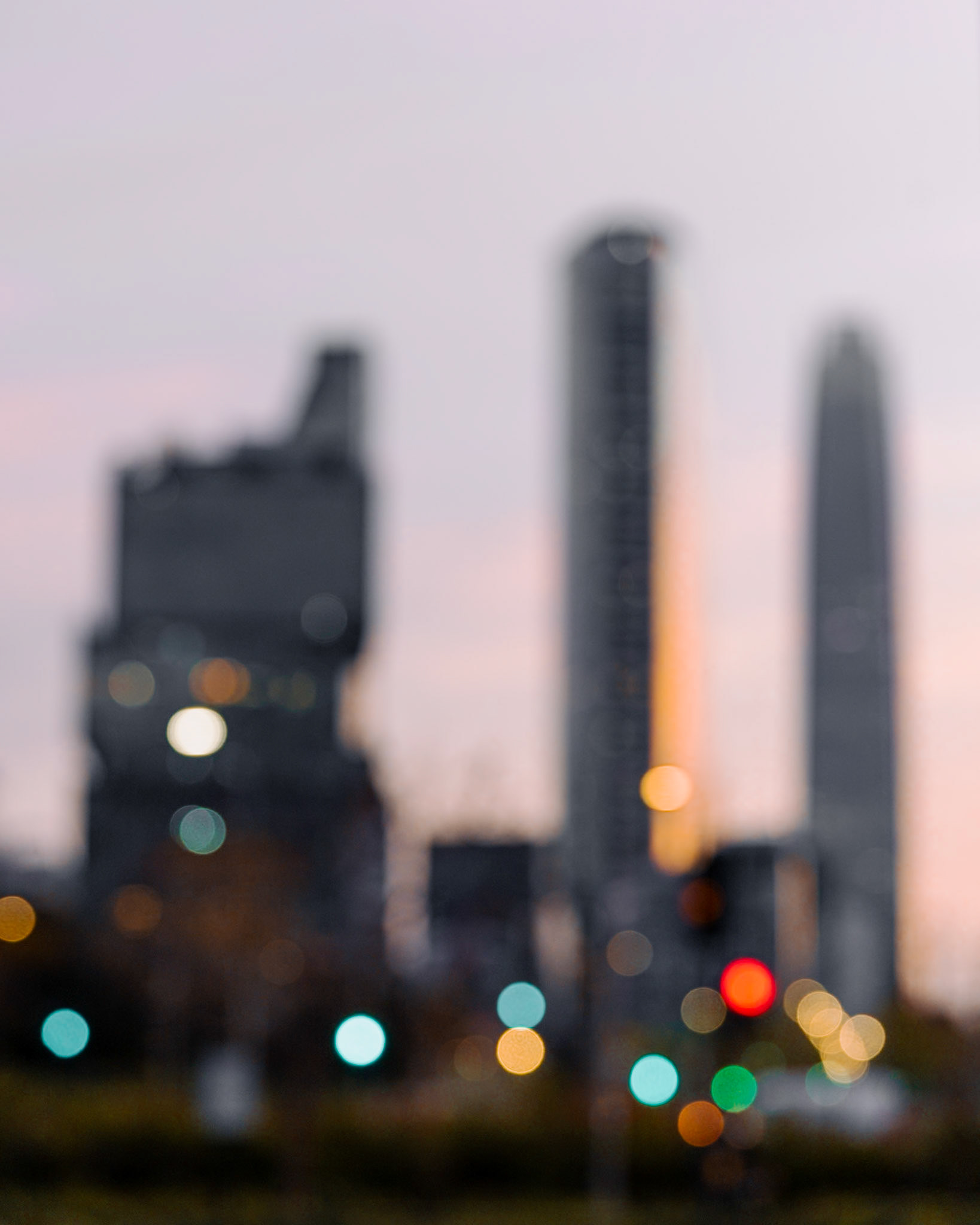 City Blur from Parque Bicentenario