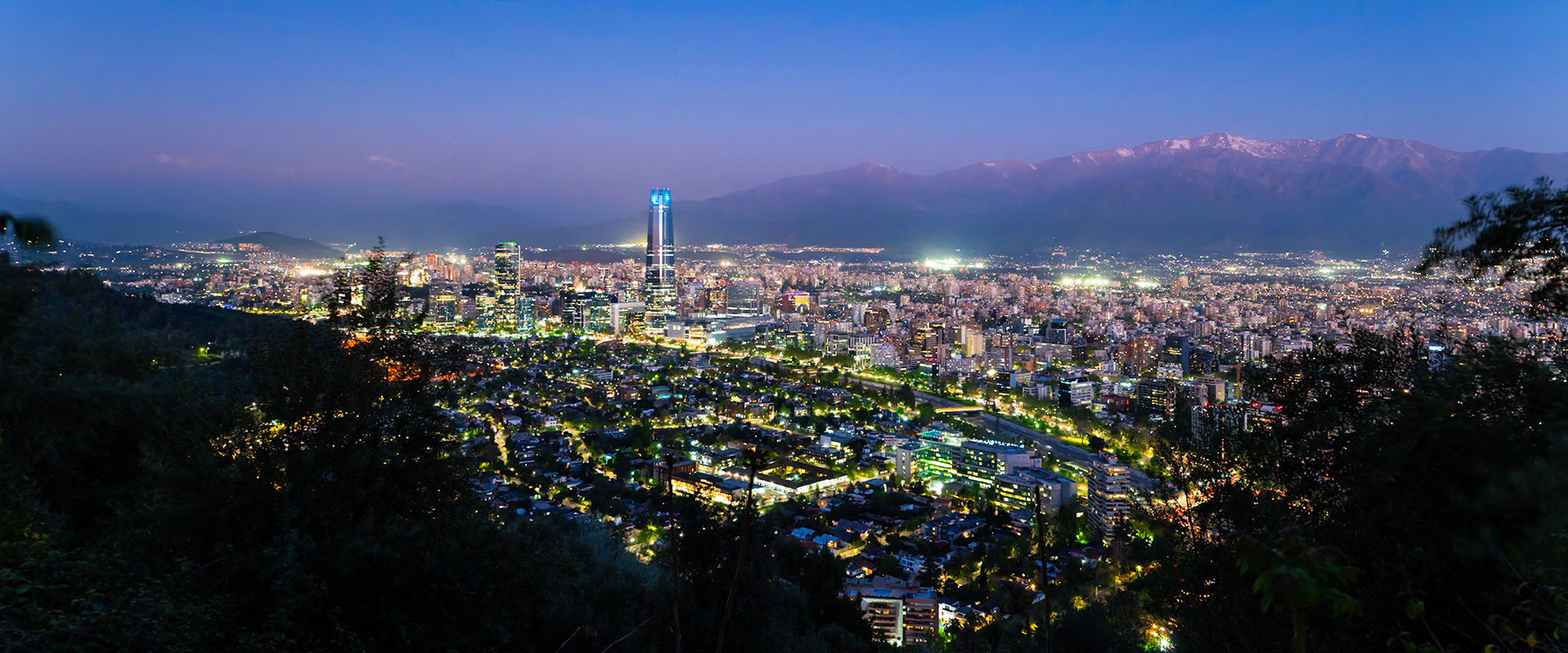 View From Cerro San Cristobal at Night