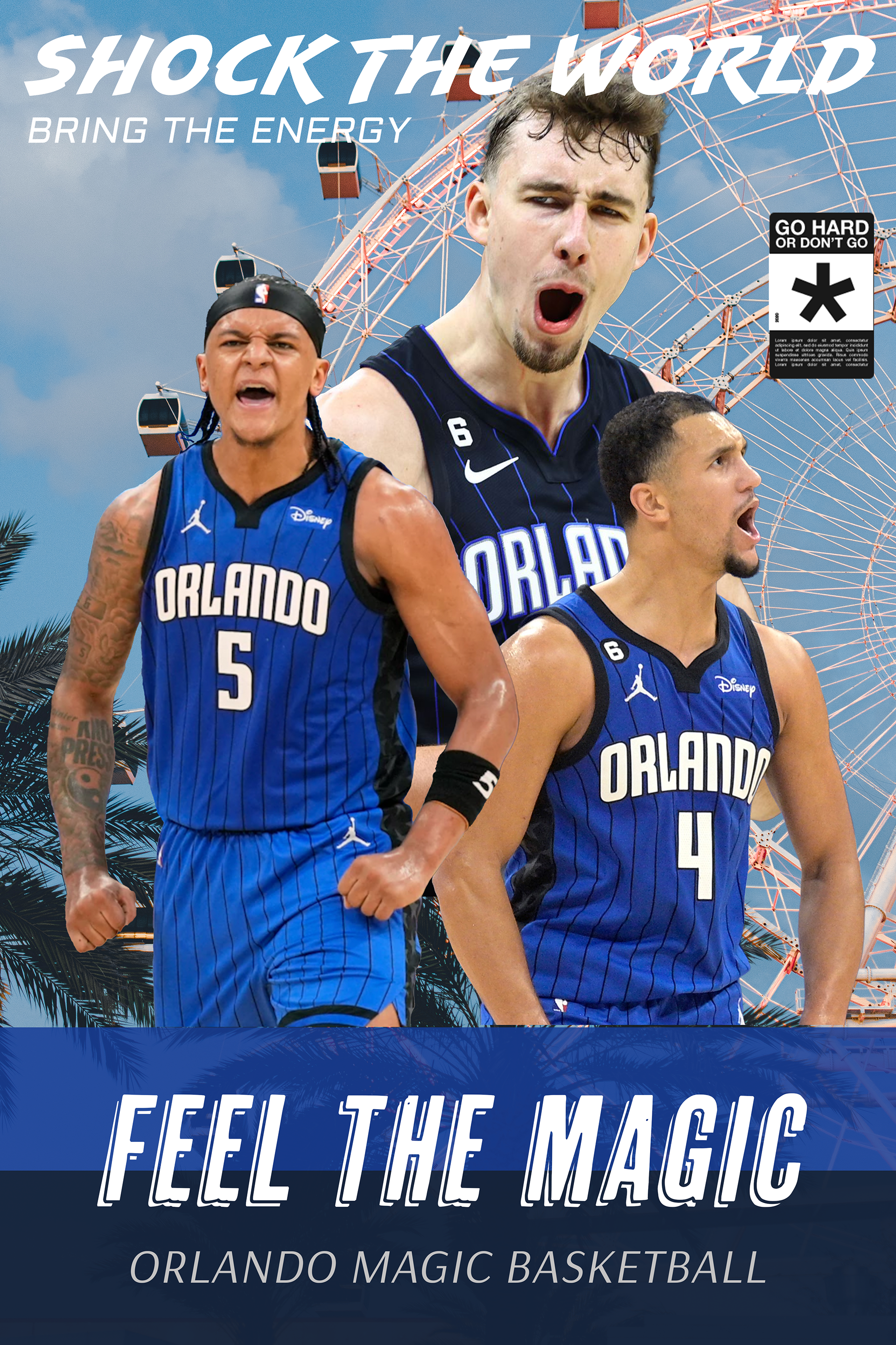Sample Orlando Magic Graphic Poster