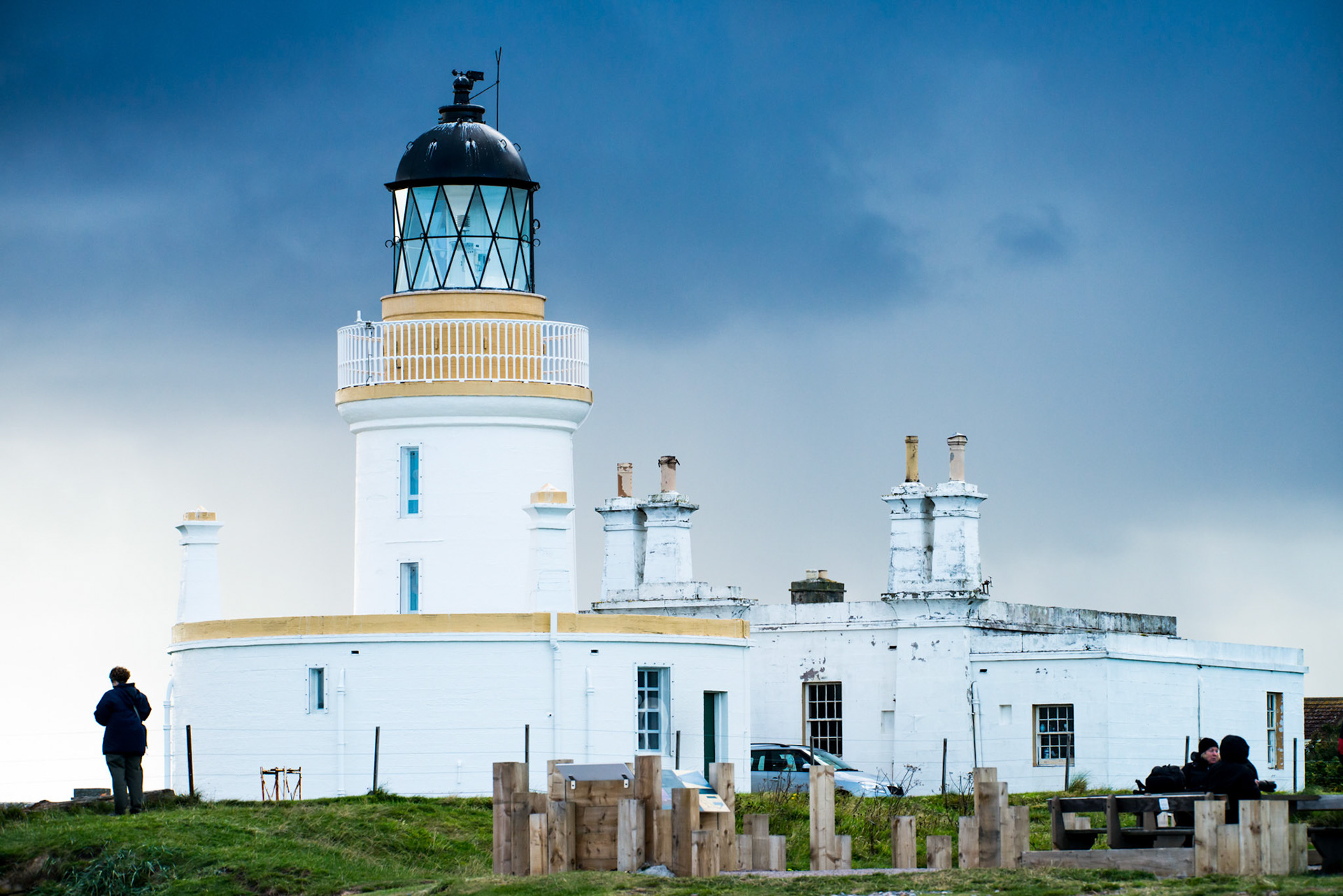 Chanonry Point Lighthouse, Fortrose, Scotland.