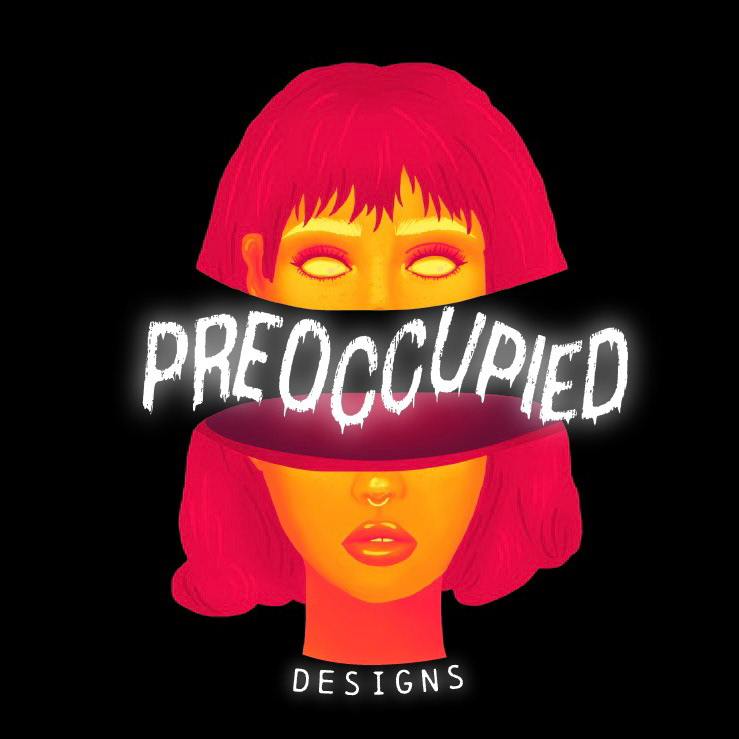 Logo design featuring a digital illustration.