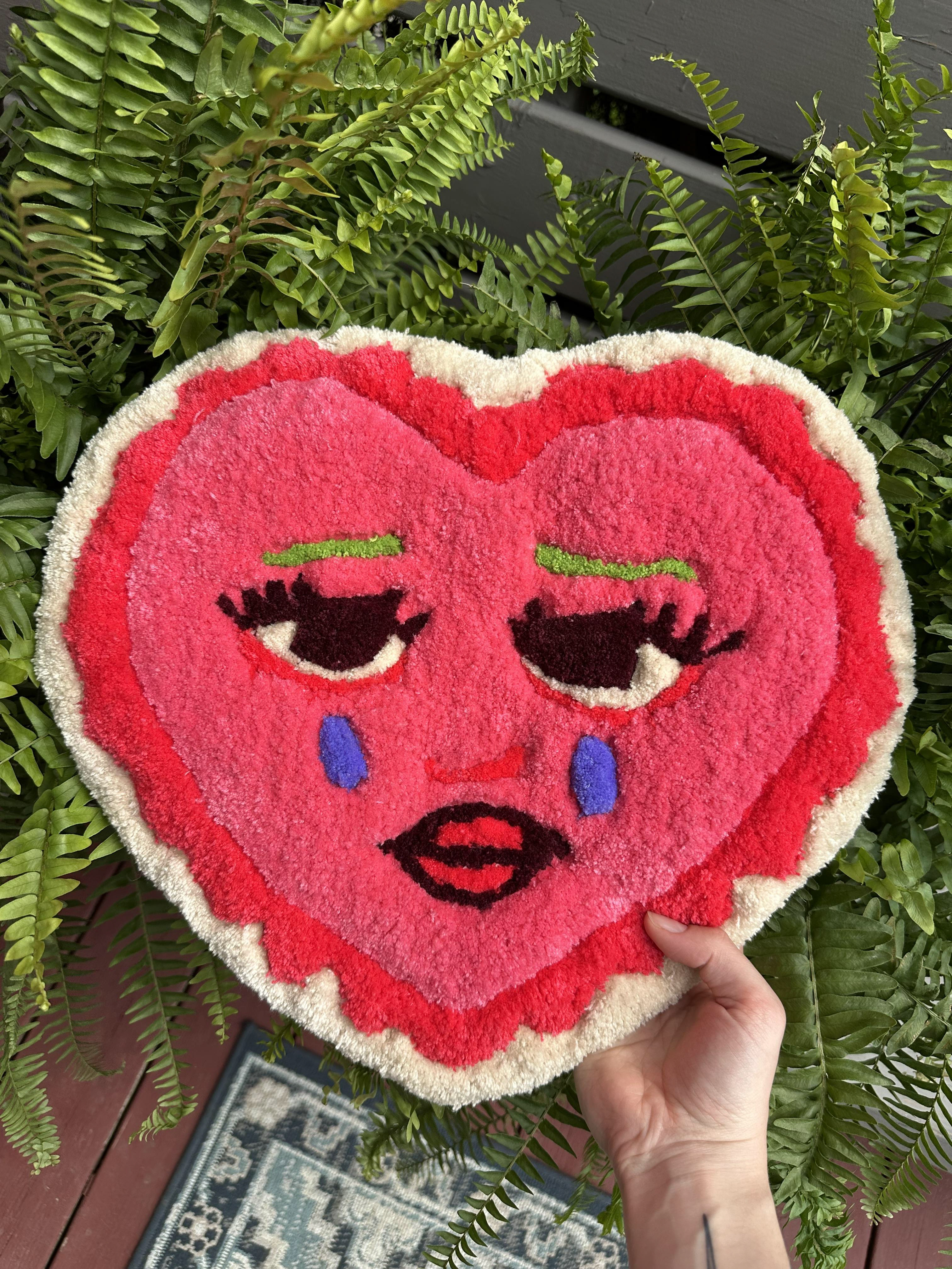 A rug I tufted and designed.