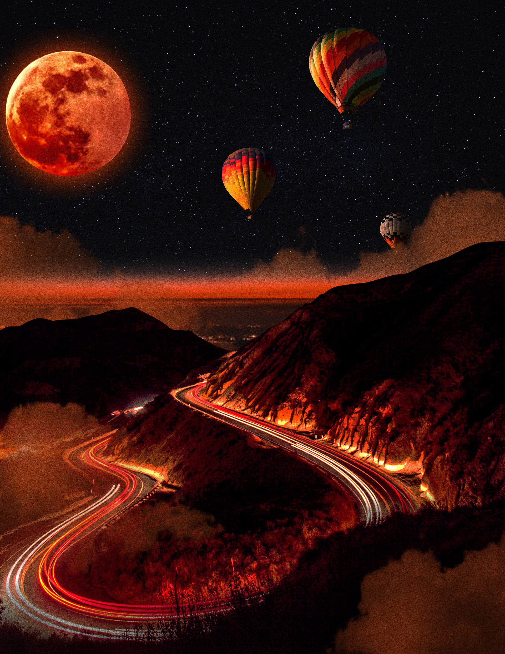 Photoshop photo collage.