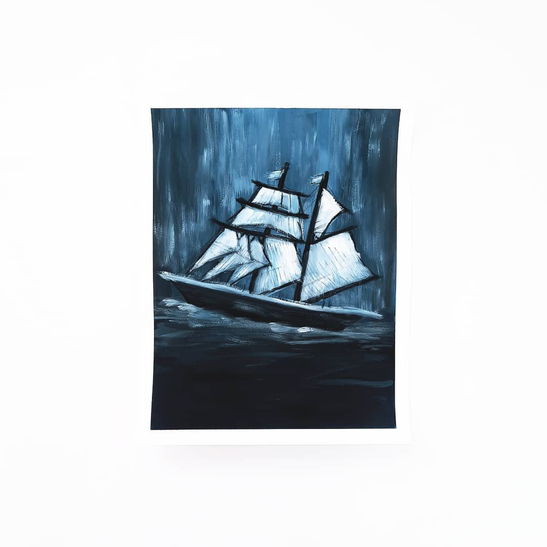 Boat Painting