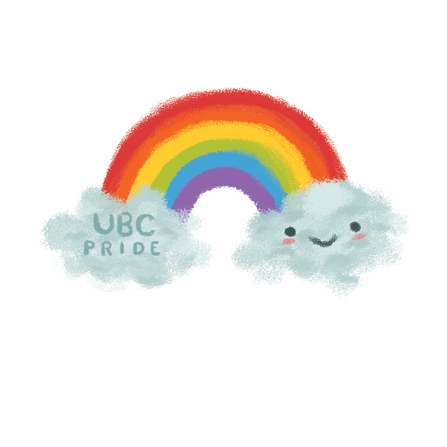 Winning Sticker Design for UBC Pride
