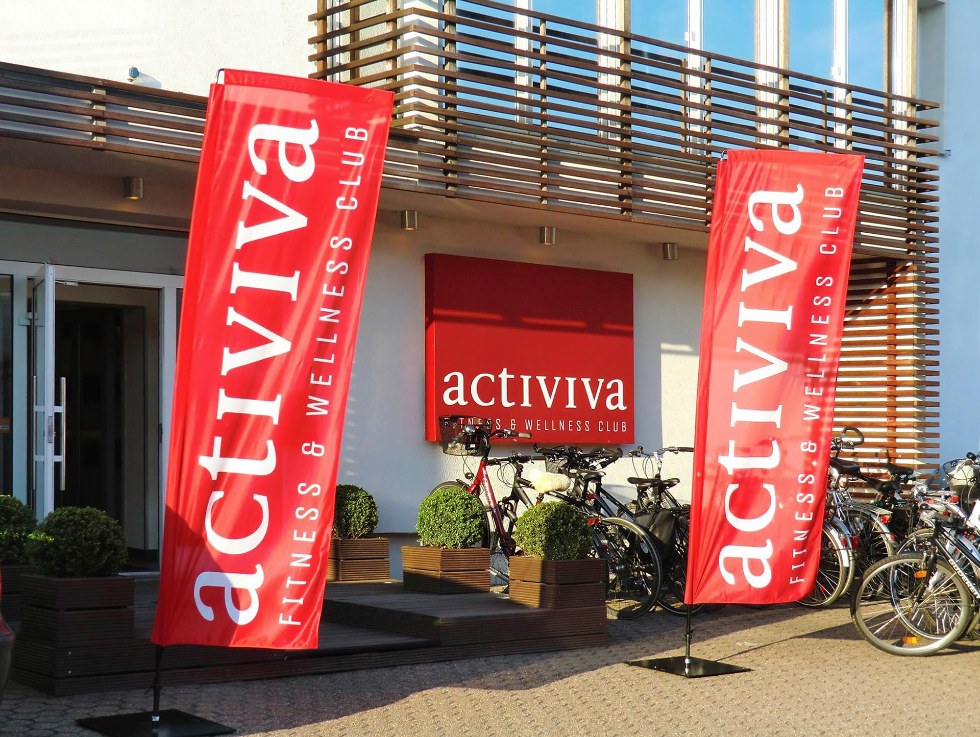 Beflaggung 25-Jahre activiva