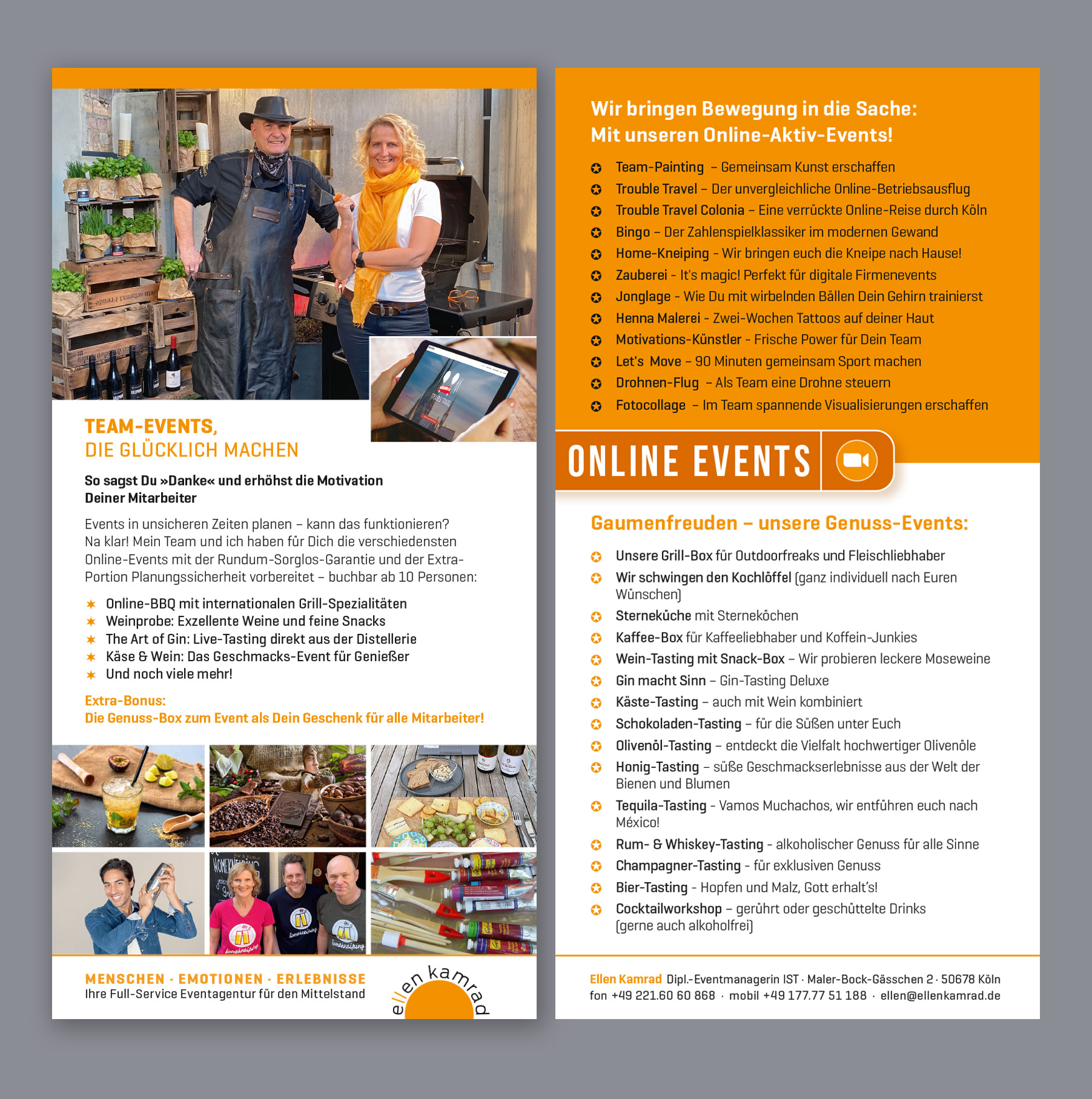 Online-Event Flyer
