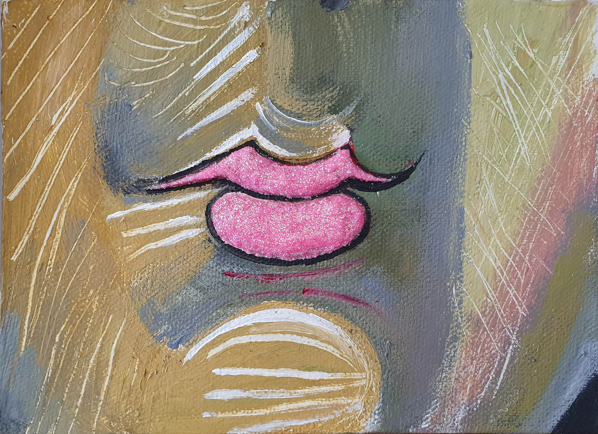 'Iconic pink shimmer' lips after Greek icon