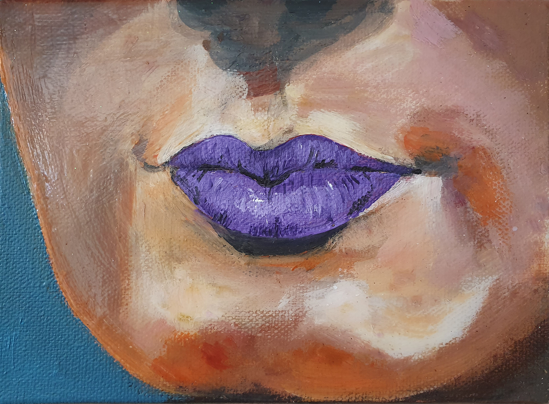 'Purple pout' from Nefertiti bust