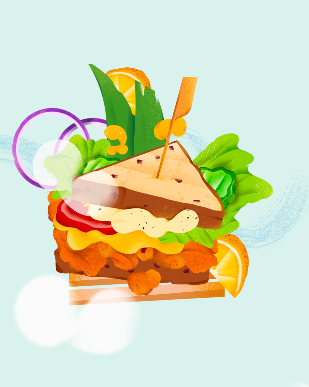 Fish sandwich