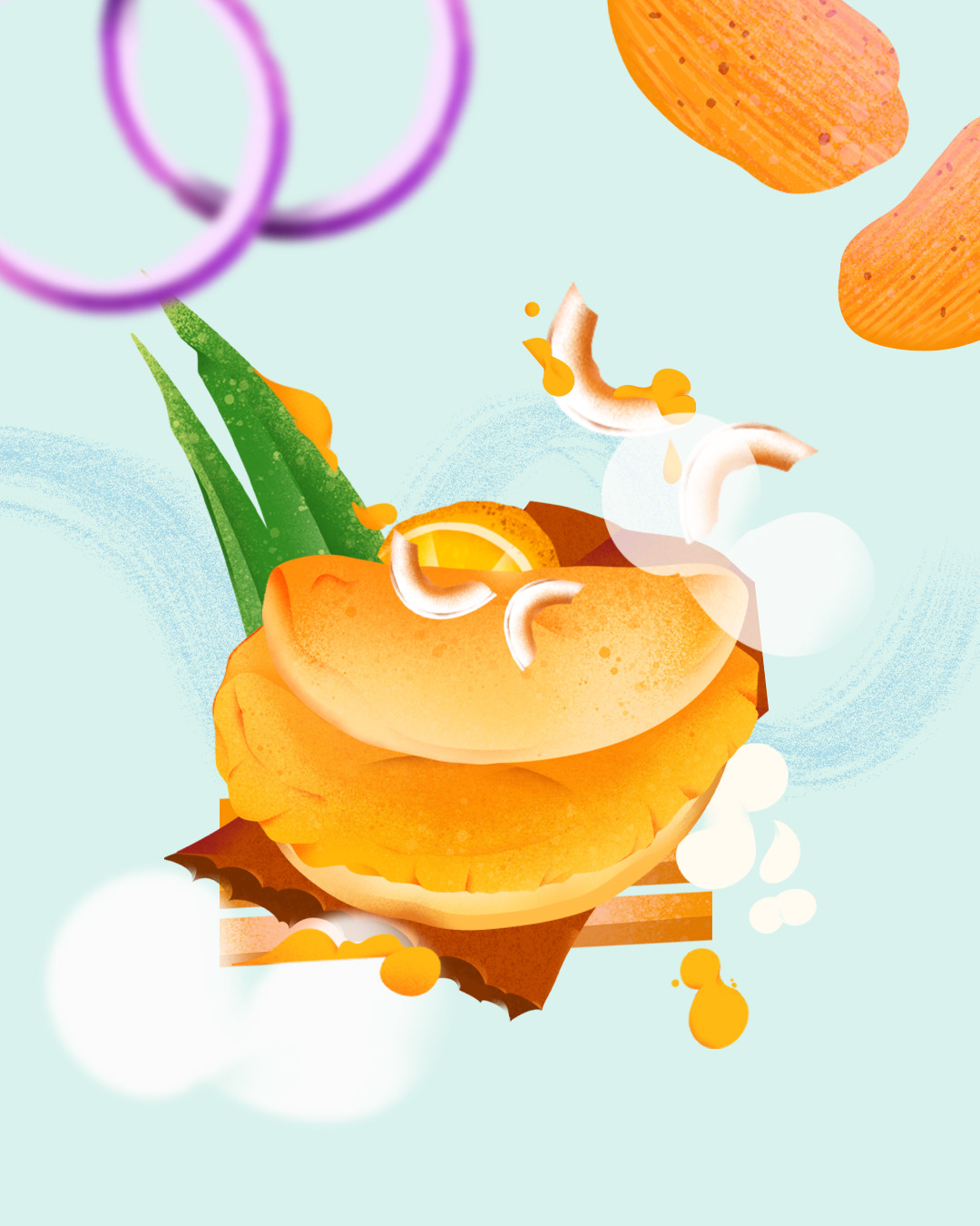The Patty and coco bread
