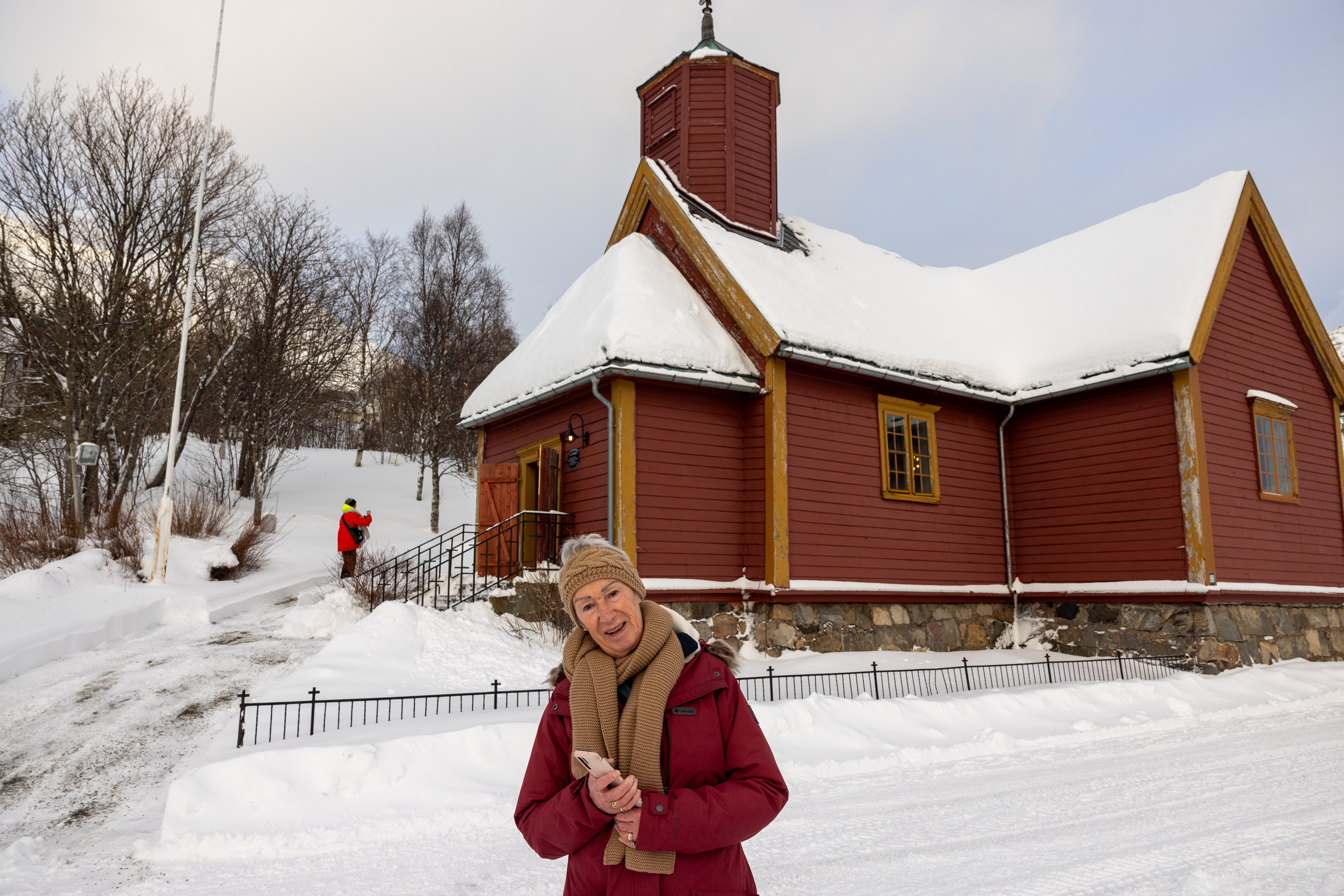Het is zondag, dus naar de kerk