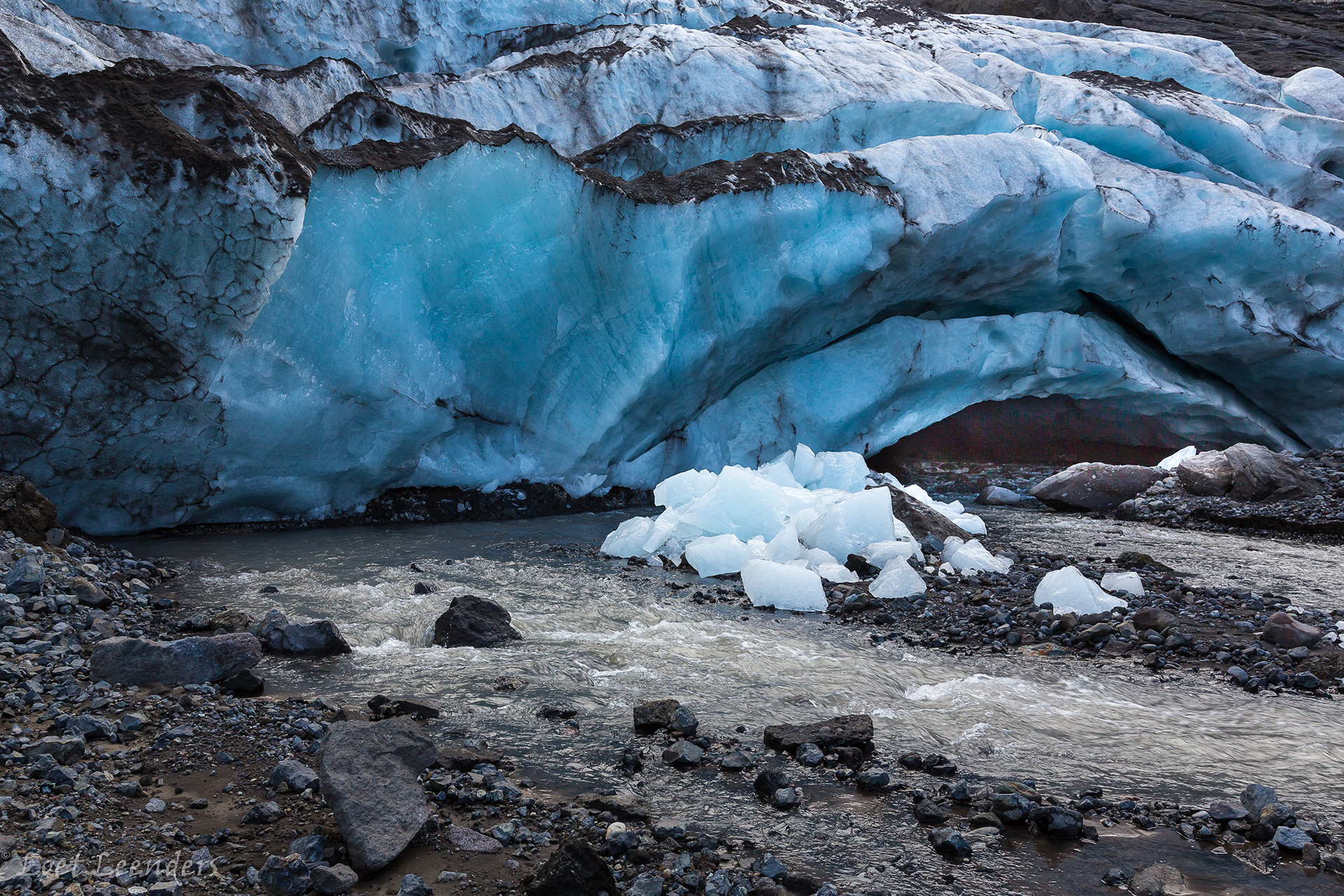 Een van de Vatnajokull gletsjers