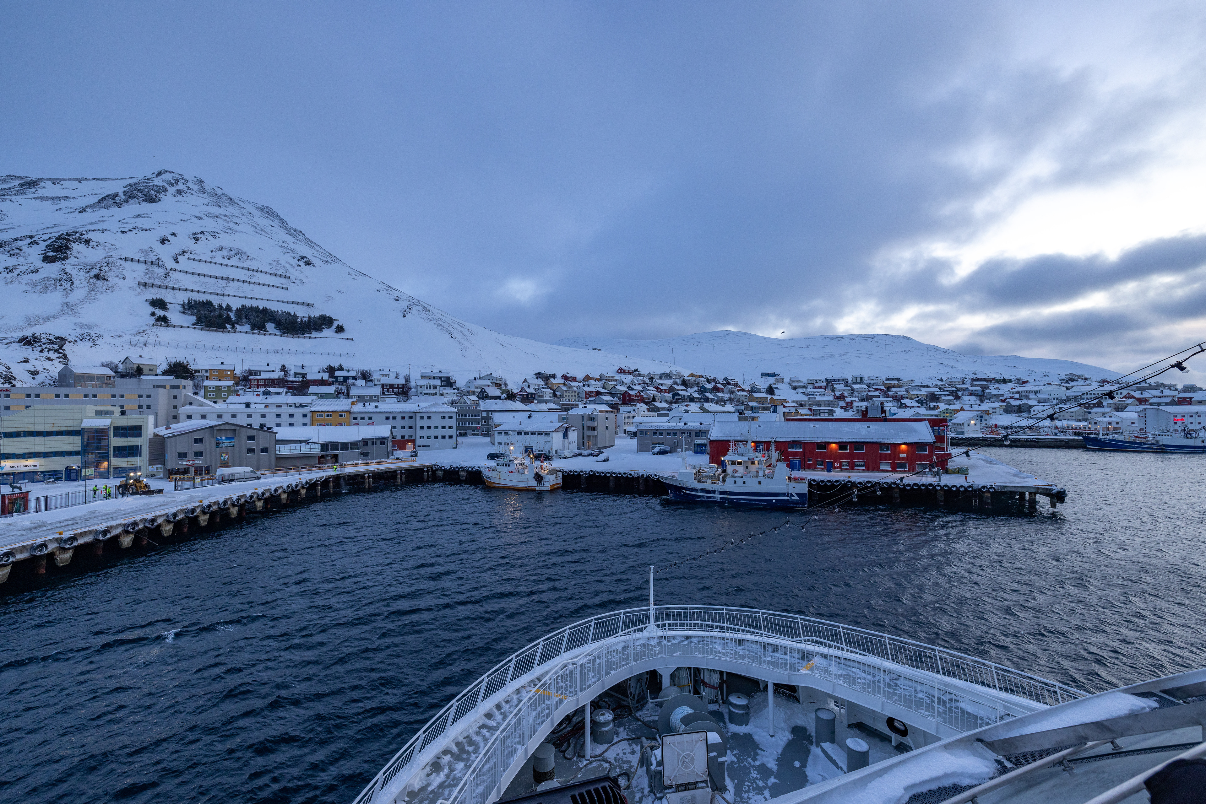 de haven van Honningsvag