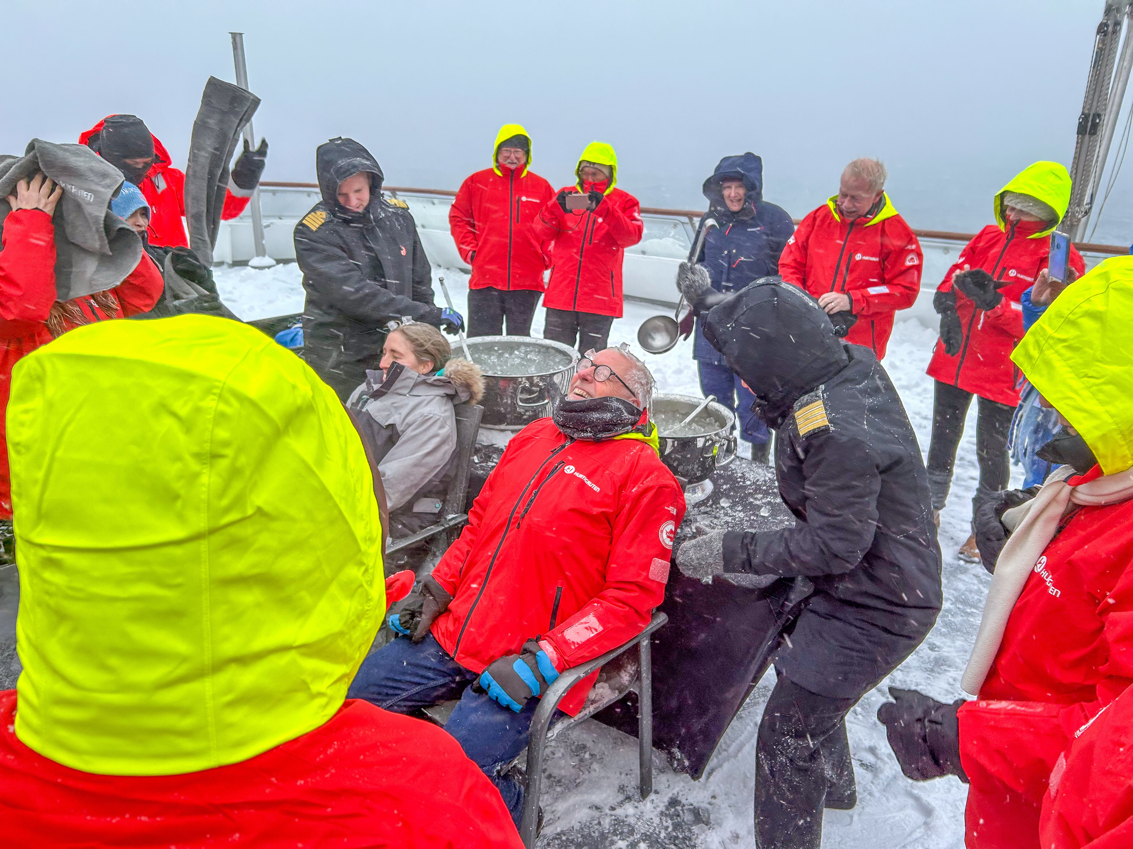 Dopen bij het passeren van de poolcirkel