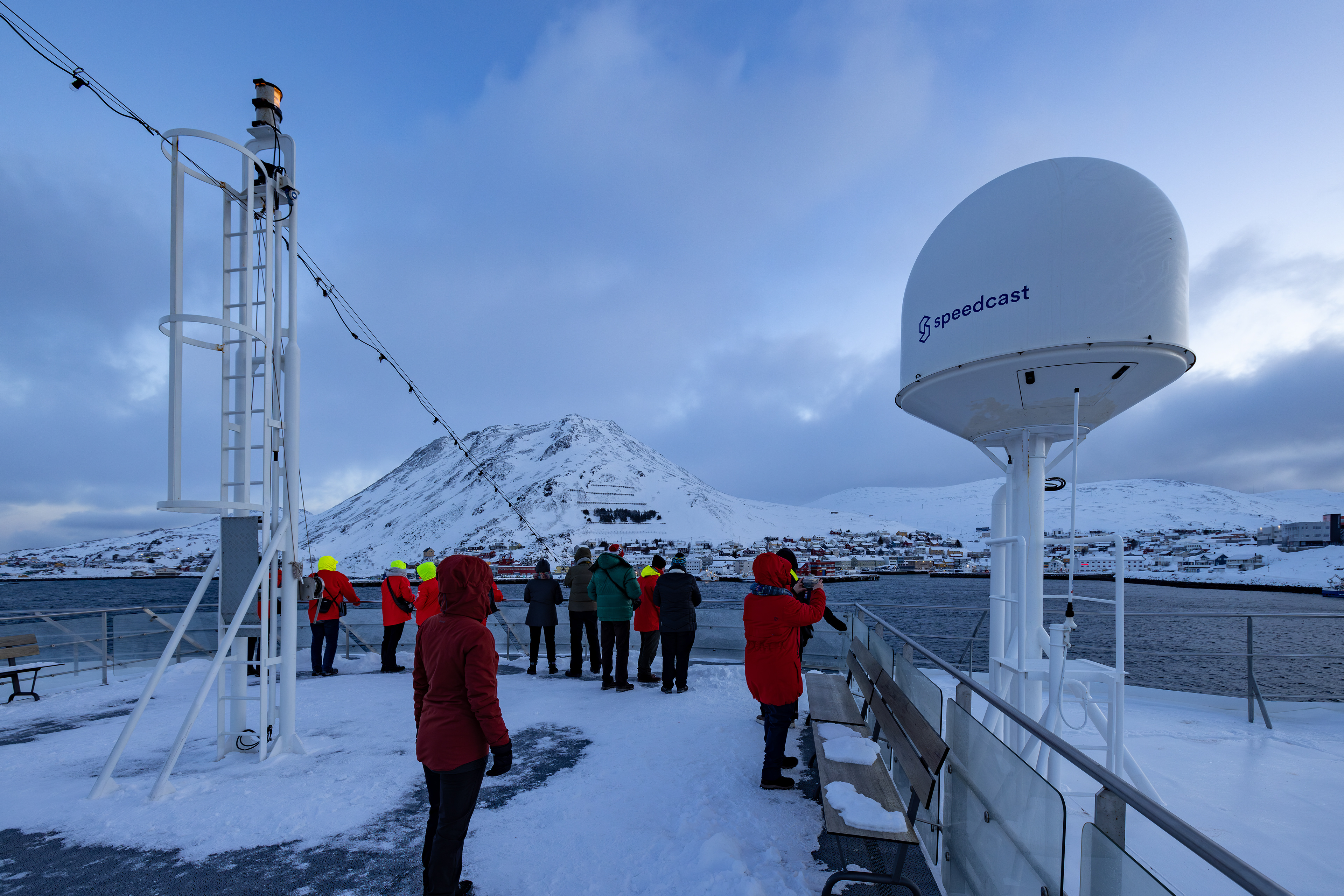 de haven van Honningsvag