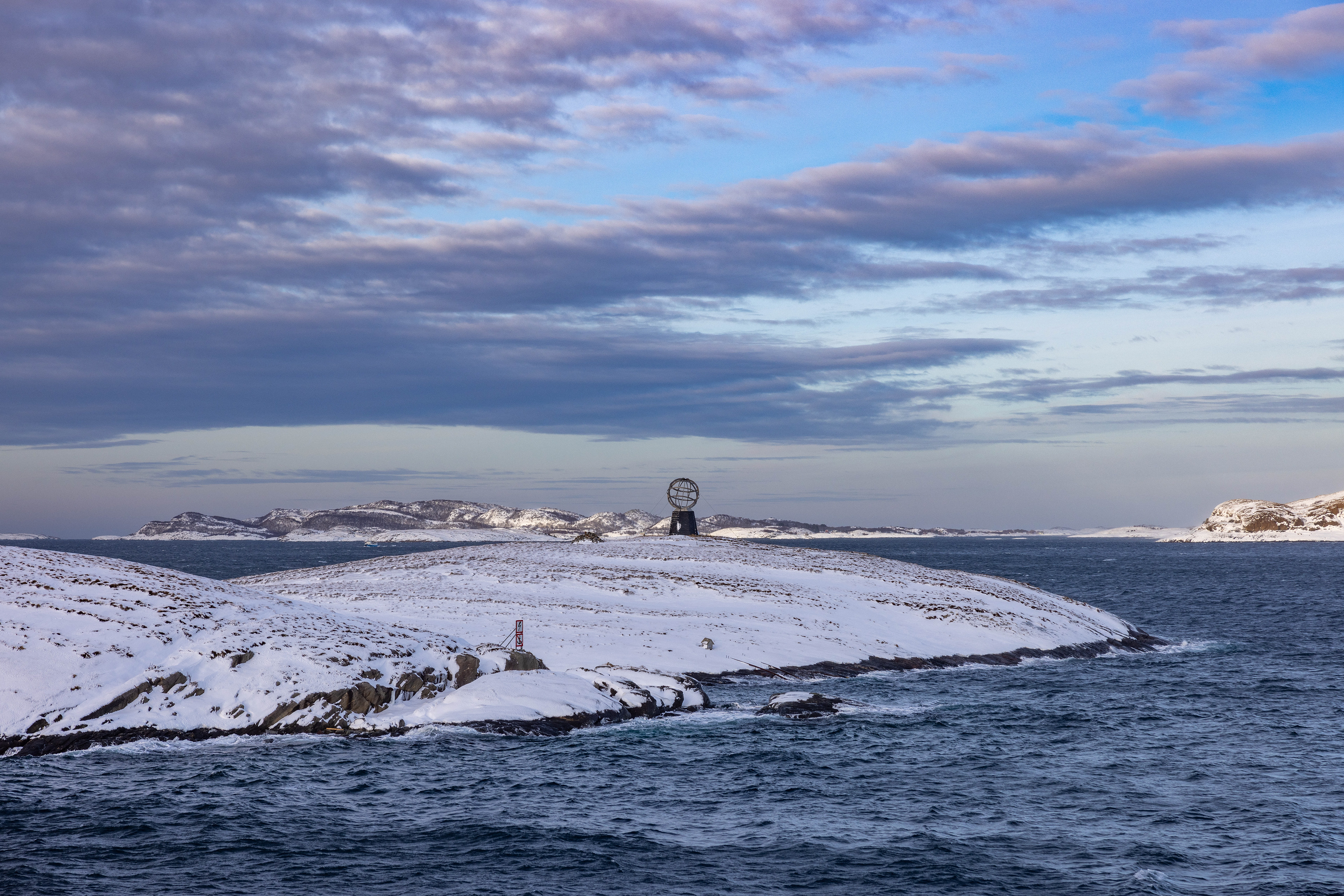 passeren poolcirkel in zuidelijke richting
