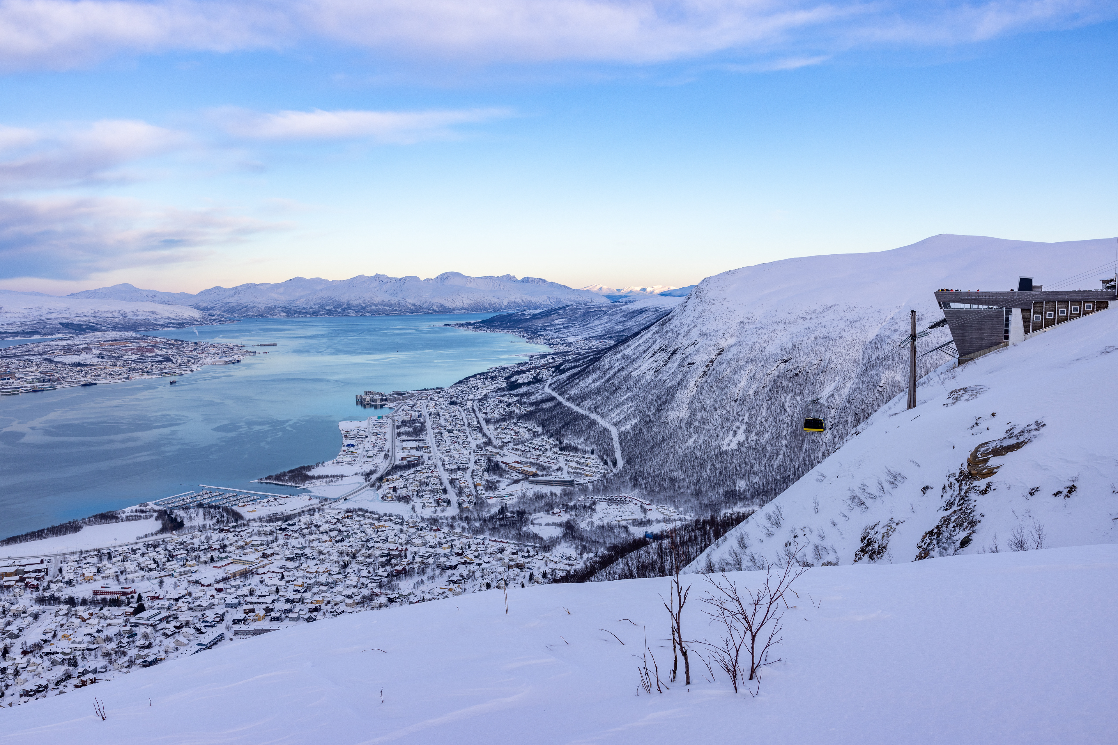 Zicht op Tromso