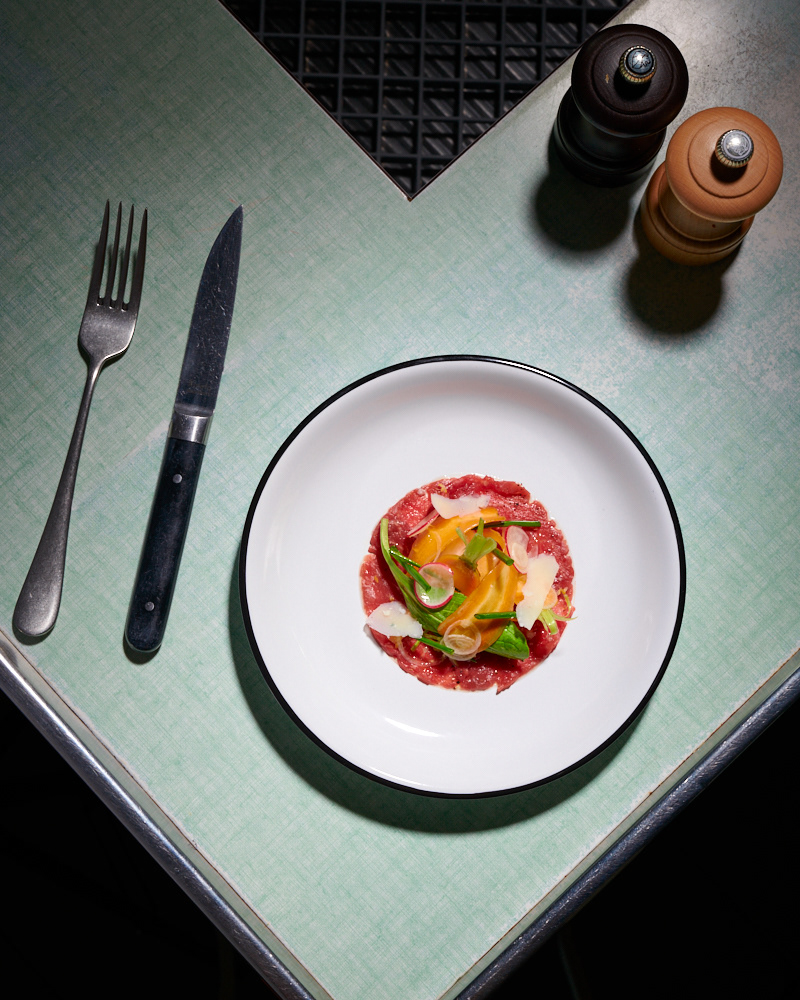 Carpaccio & légumes du soleils - Photographie Culinaire - Bistro Vapeur - Mai 2022