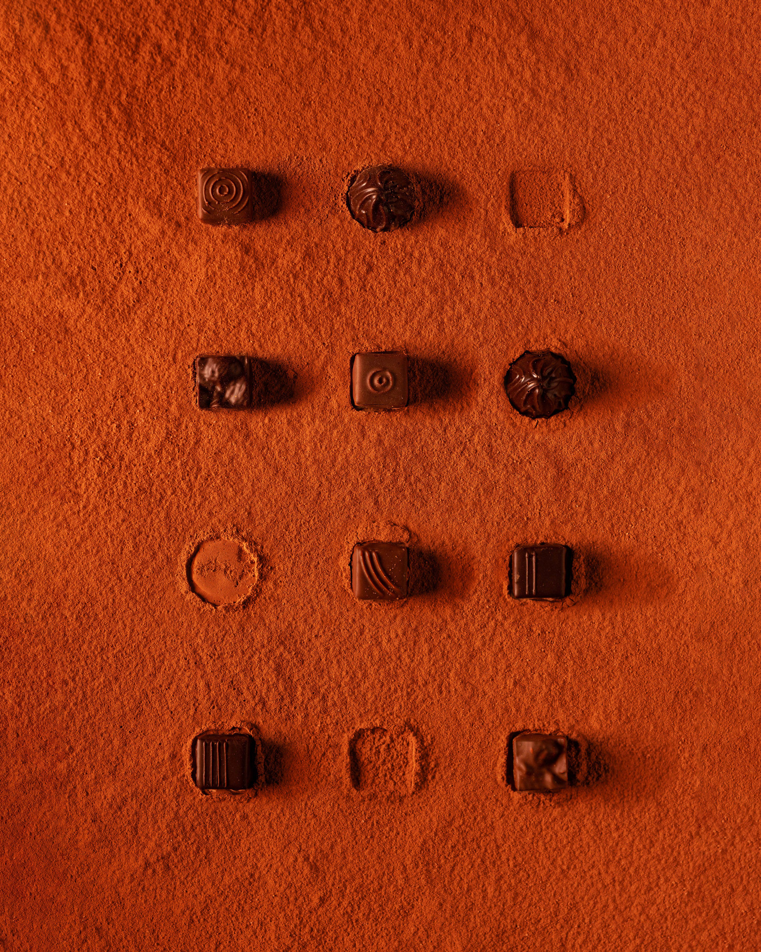 Chocolats - Le Refuge des Gourmands - Photographie culinaire et mise en scène - Guillaume Médard photographe à Annecy