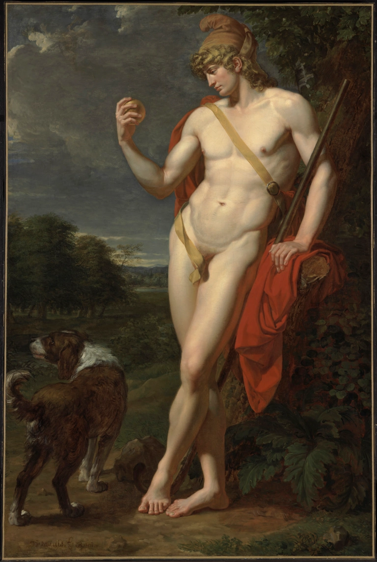 Jean-Baptiste Frédéric Desmarais (French, 1756-1813) Le Berger Pâris (The Shepherd, Paris) 1787 Oil on canvas H. 177 ; L. 118cm Musée des beaux-arts du Canada, Ottawa