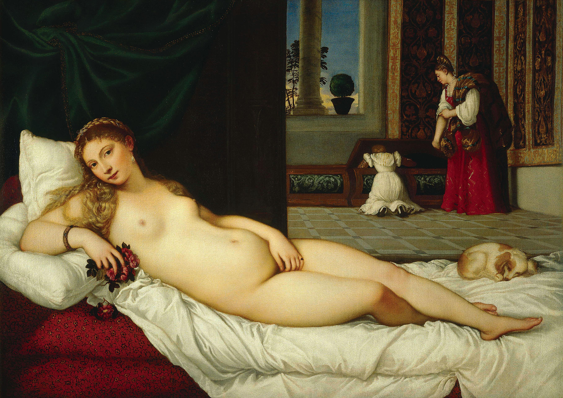 Venus of Urbino - 1585 by Titian