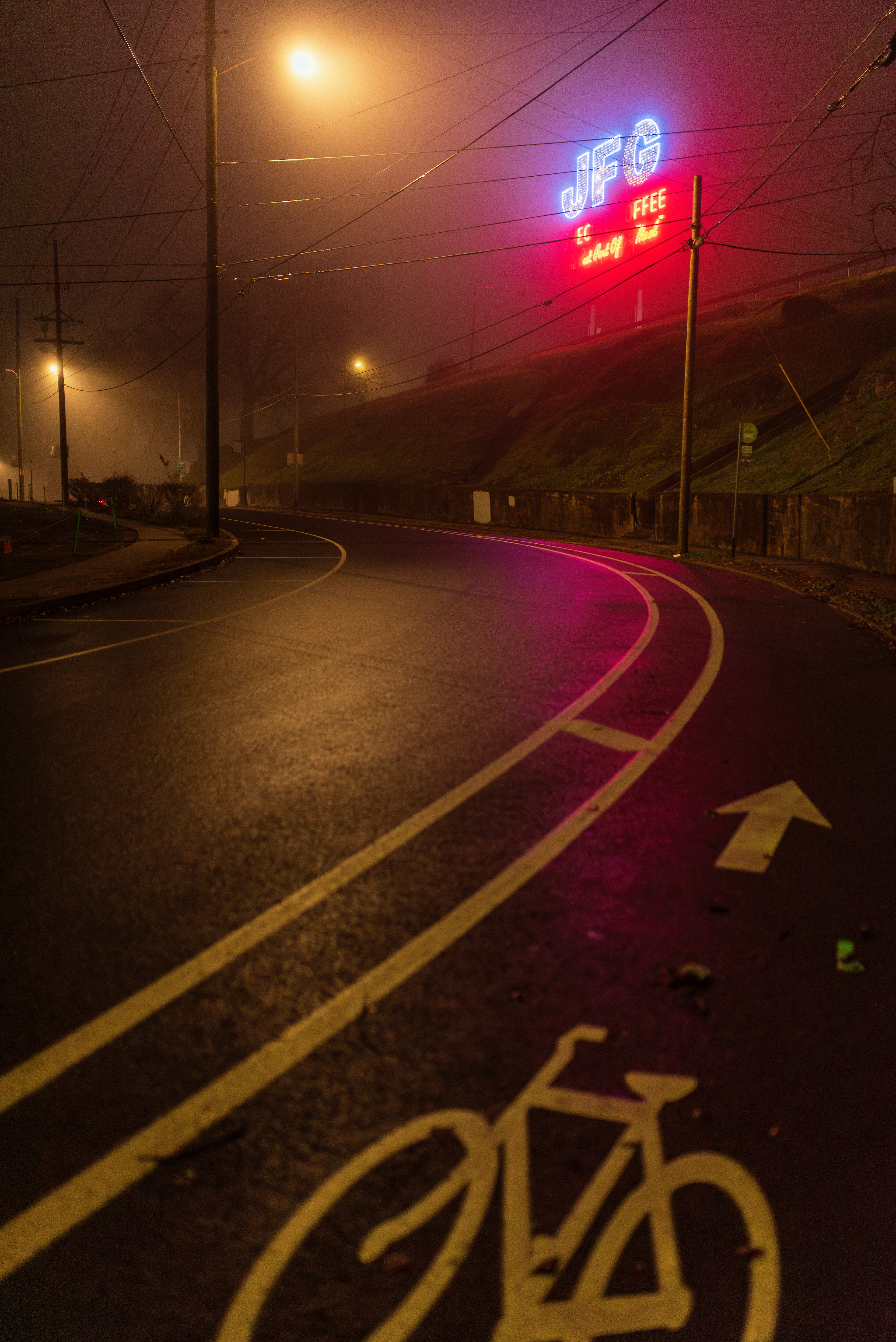 Old Sevier on a Foggy Night.
