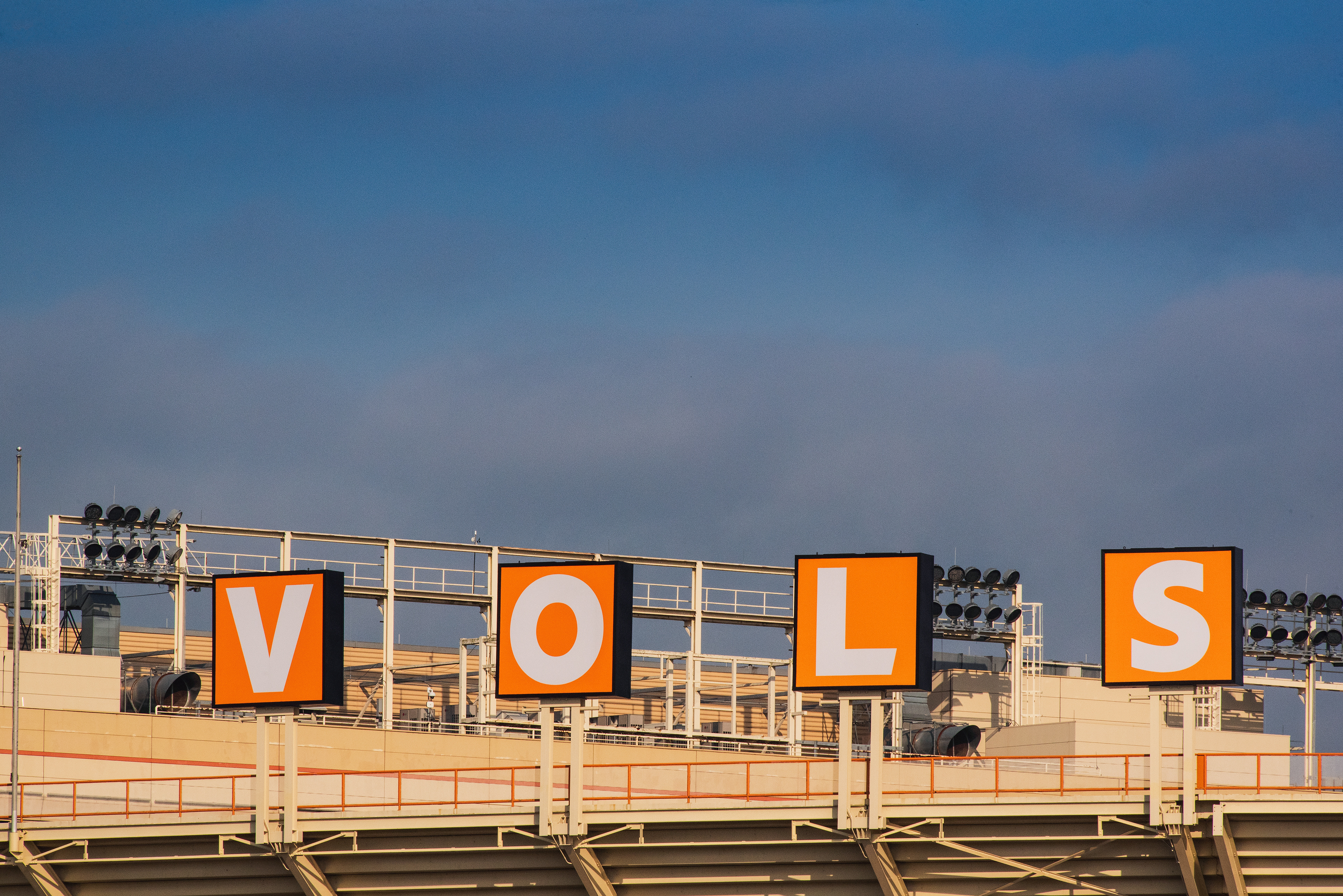 VOLS Sign at Neyland Stadium, Knoxville, TN.