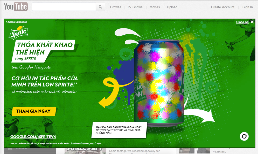 Voila! Your can is ready to share in social and will participate on the contest.