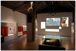 Détail de l'ensemble exposé au musée