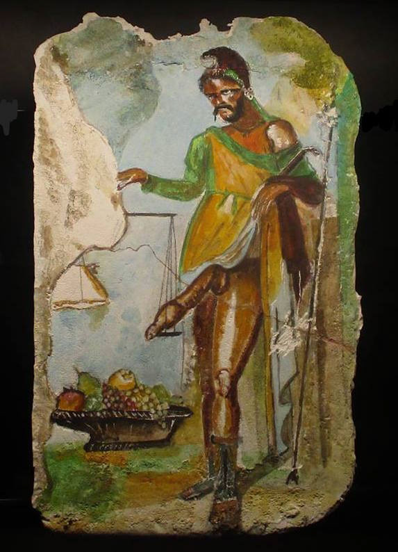 Reproduction d'une fresque,