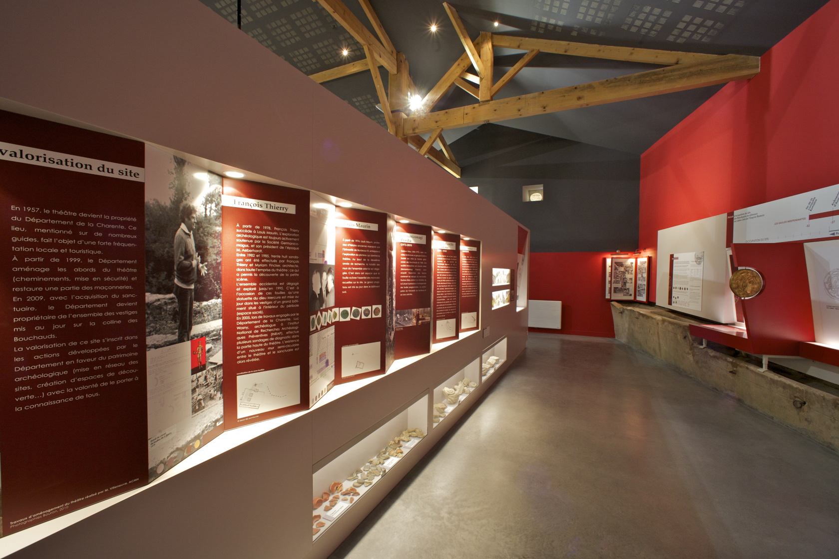 Détail de l'ensemble exposé au musée