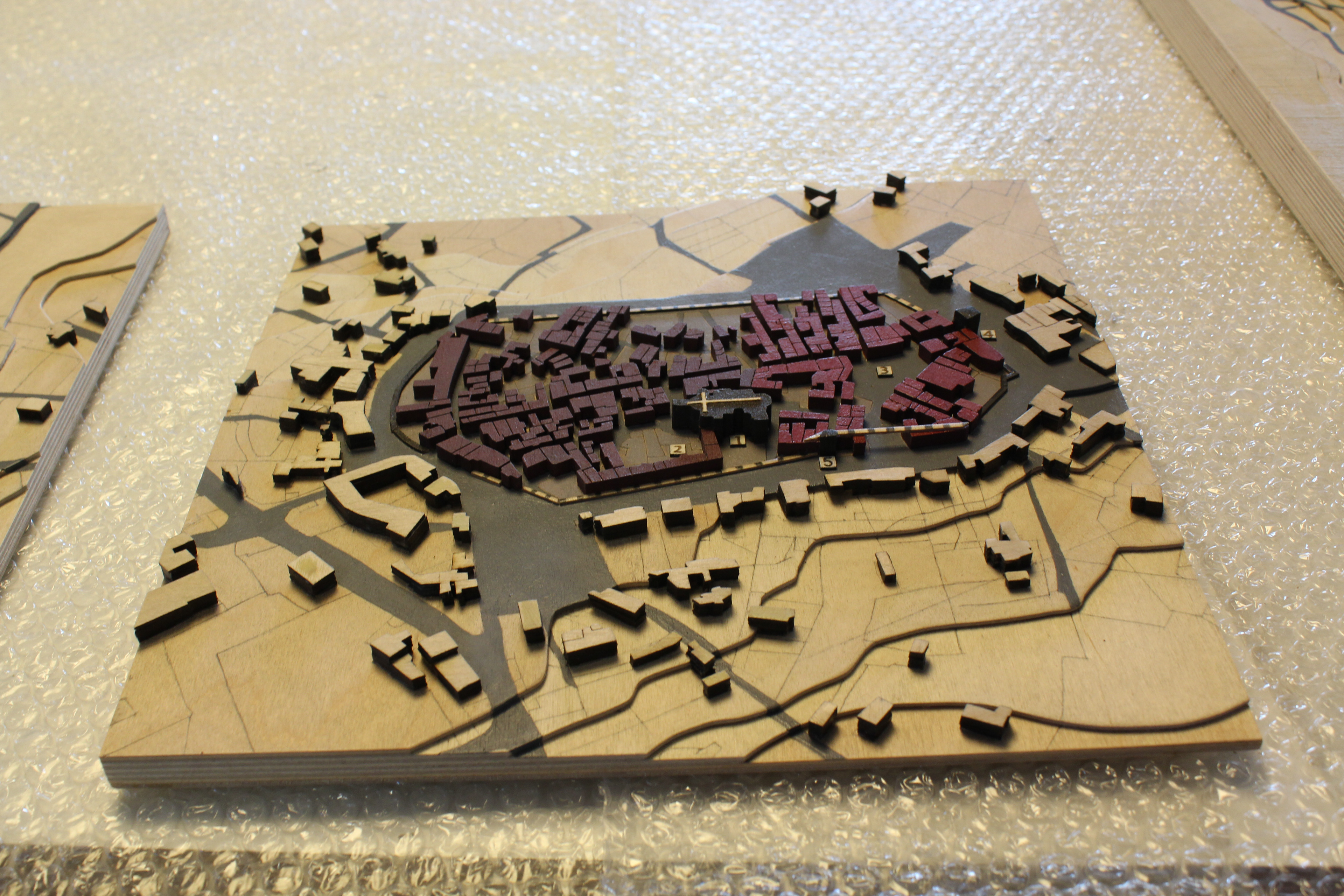 Maquette de Villefranche d'Aveyron