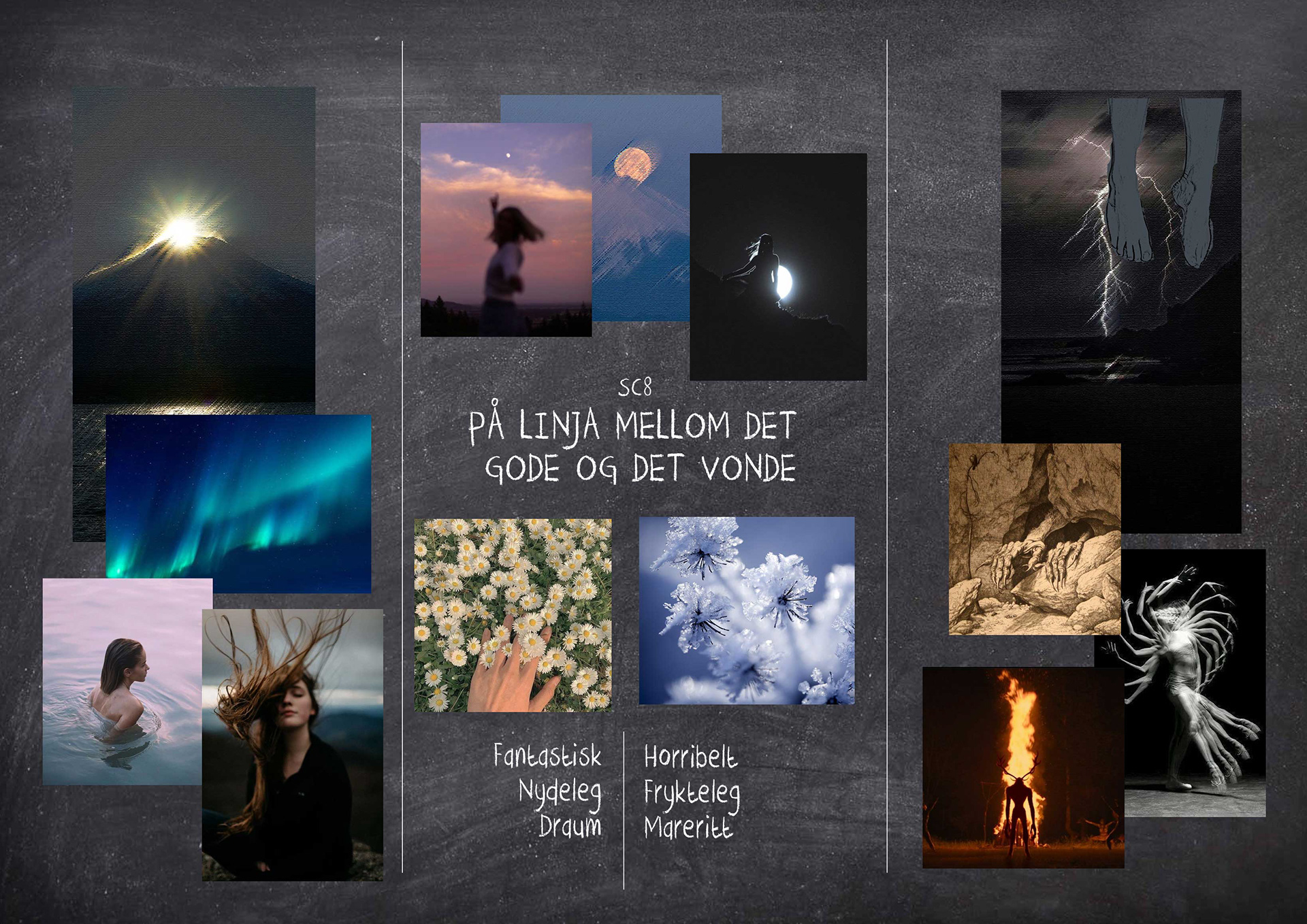 Visual concept. Pictures: Pinterest.