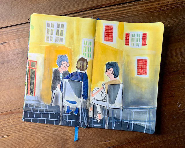 coffee, sun & friends