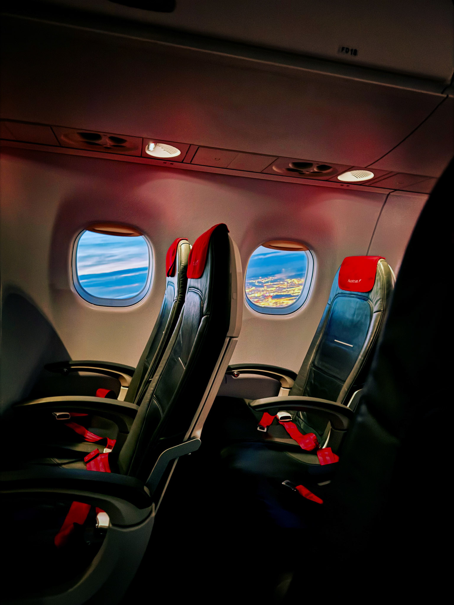 ...and an empty airplane.