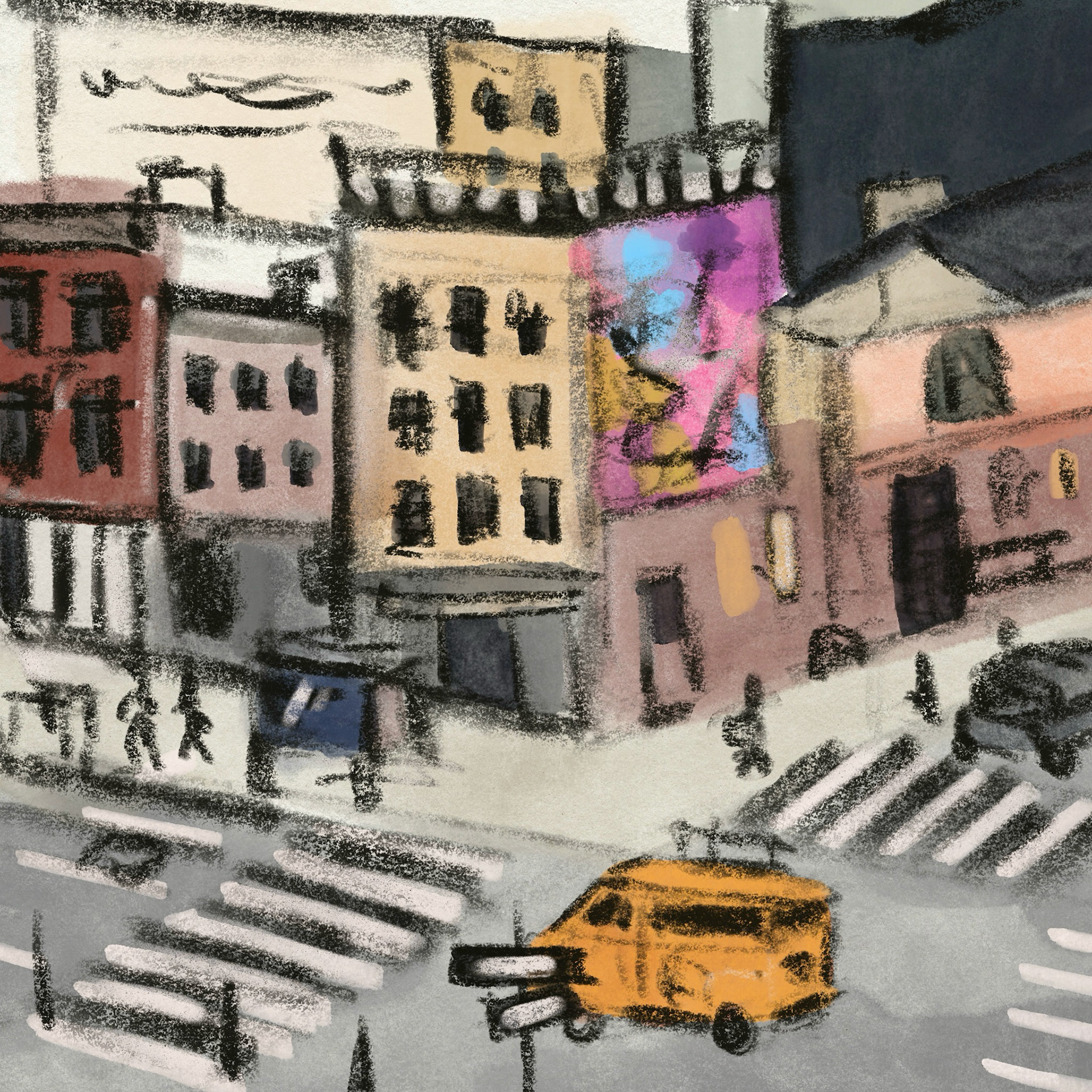 urban sketch.