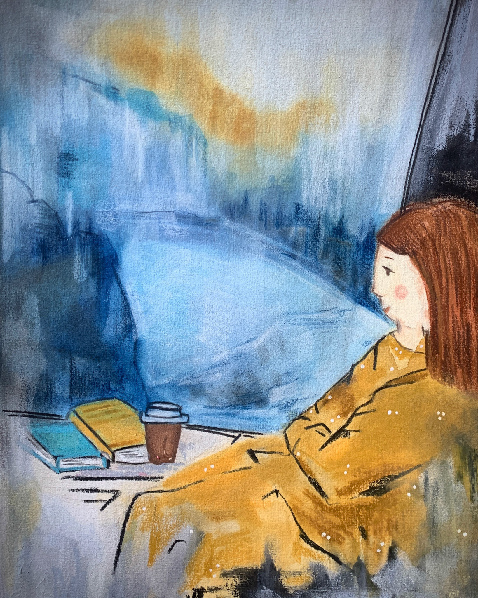 dreamy train ride