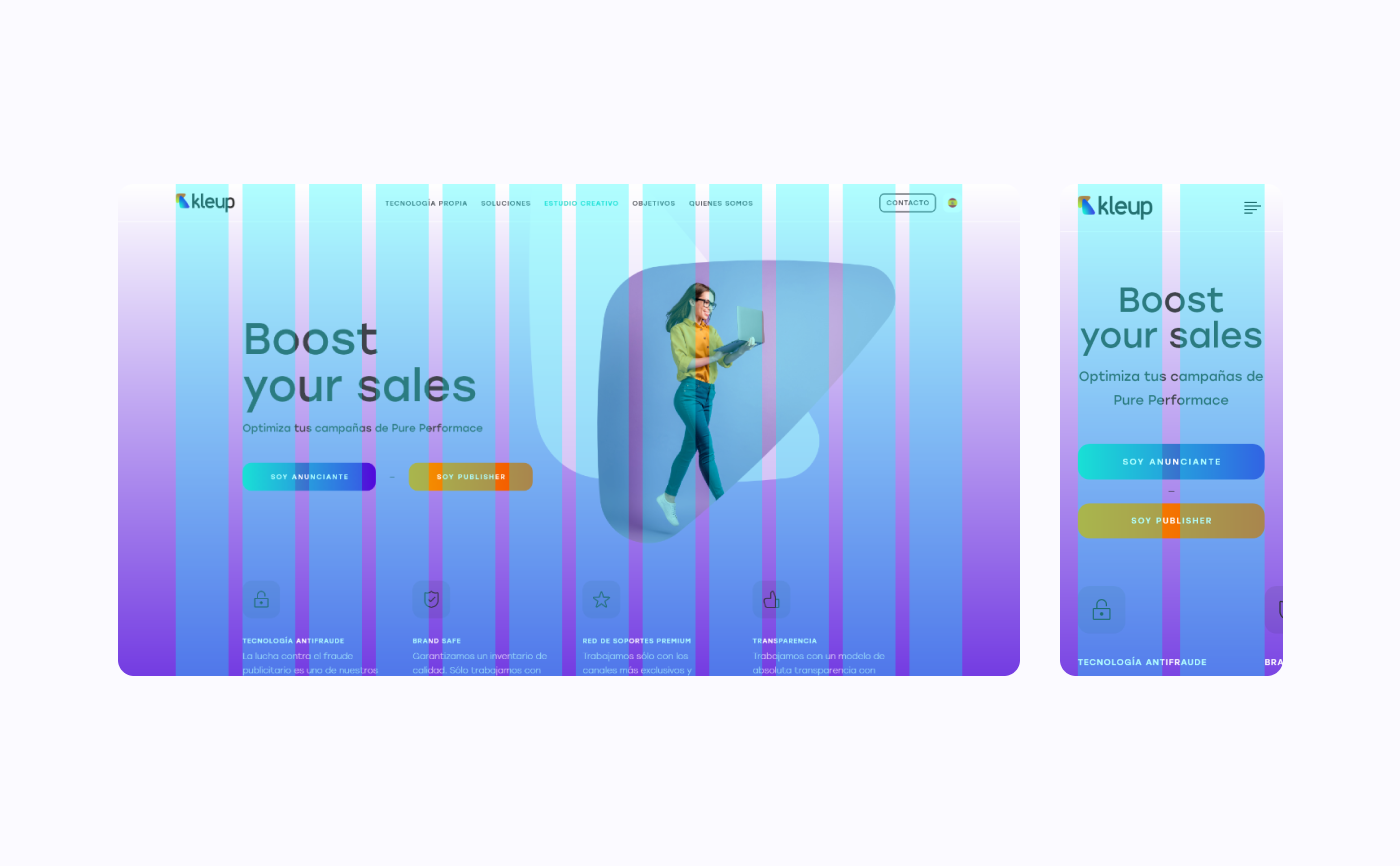 Kleup mockups grid