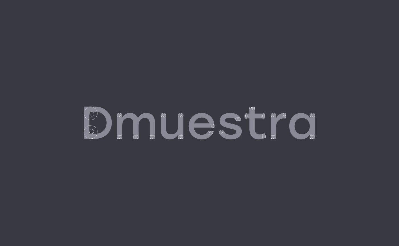 Dmuestra customed typography