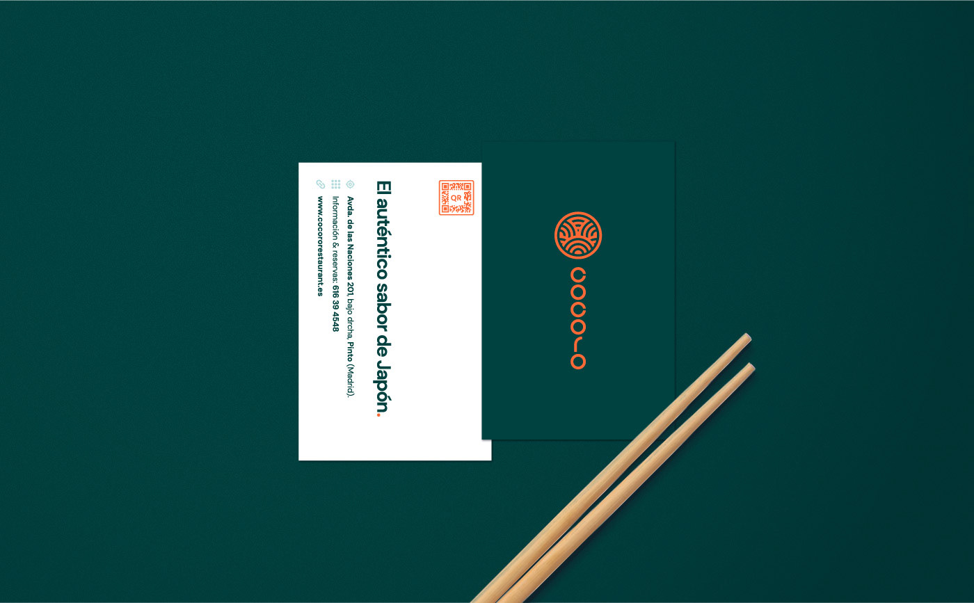 Cocoro's business cards