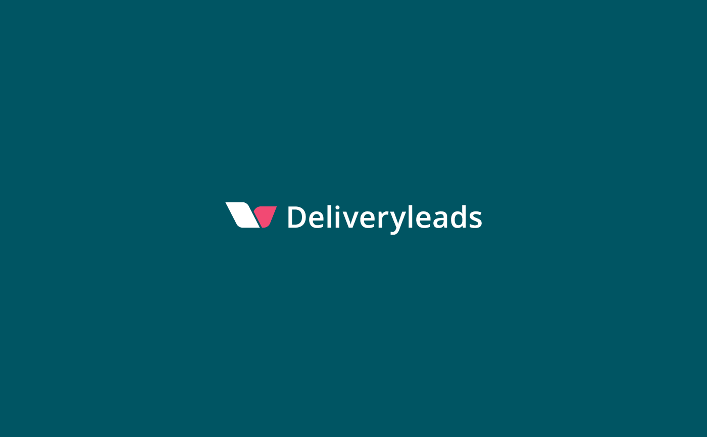 Deliveryleads symbol + typography